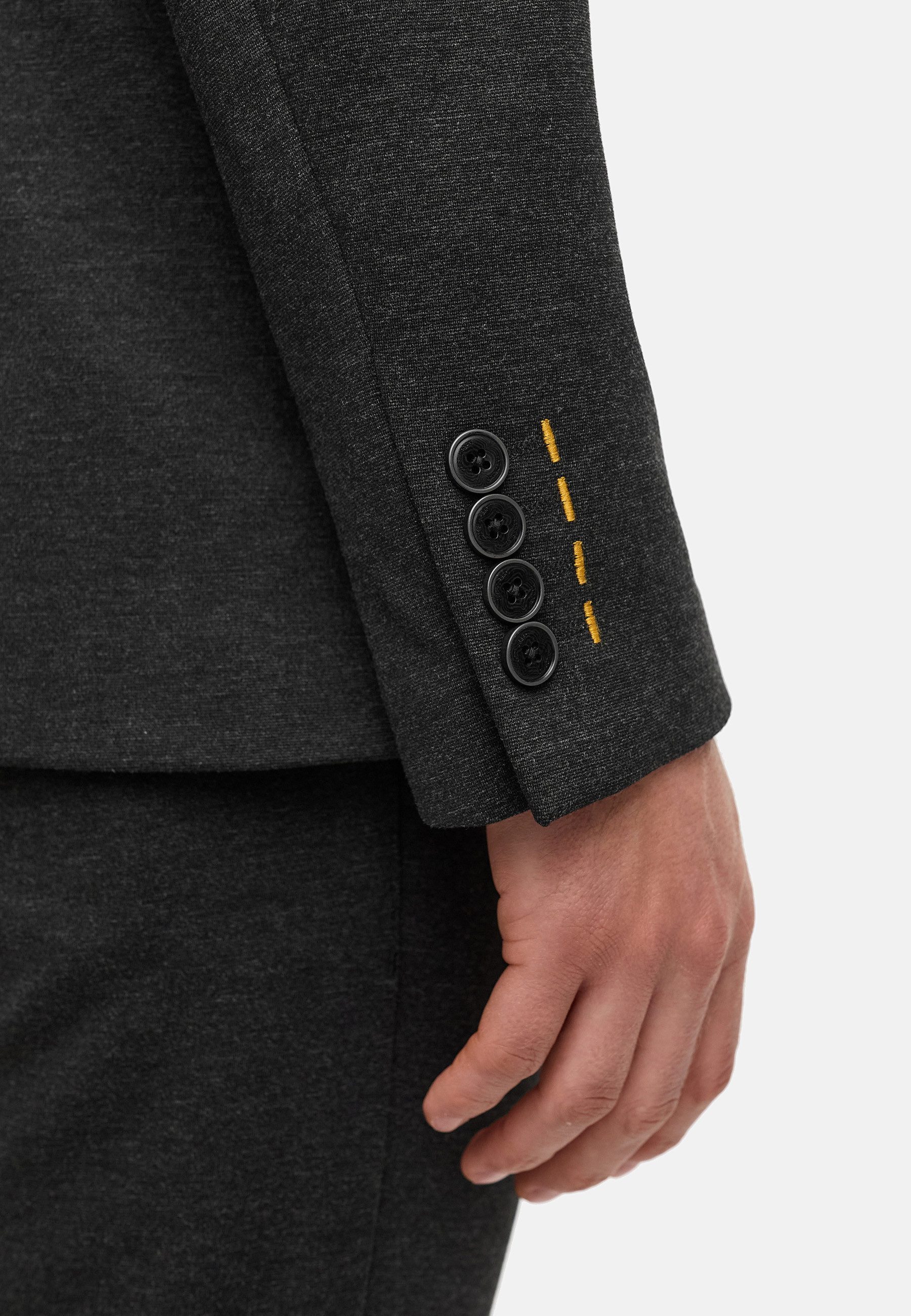 JEFF Anzugsakko Herren JFEzra Sakko Herrensakko Jacket mit schmal geschnittenem Revers – Bild 4 von 5