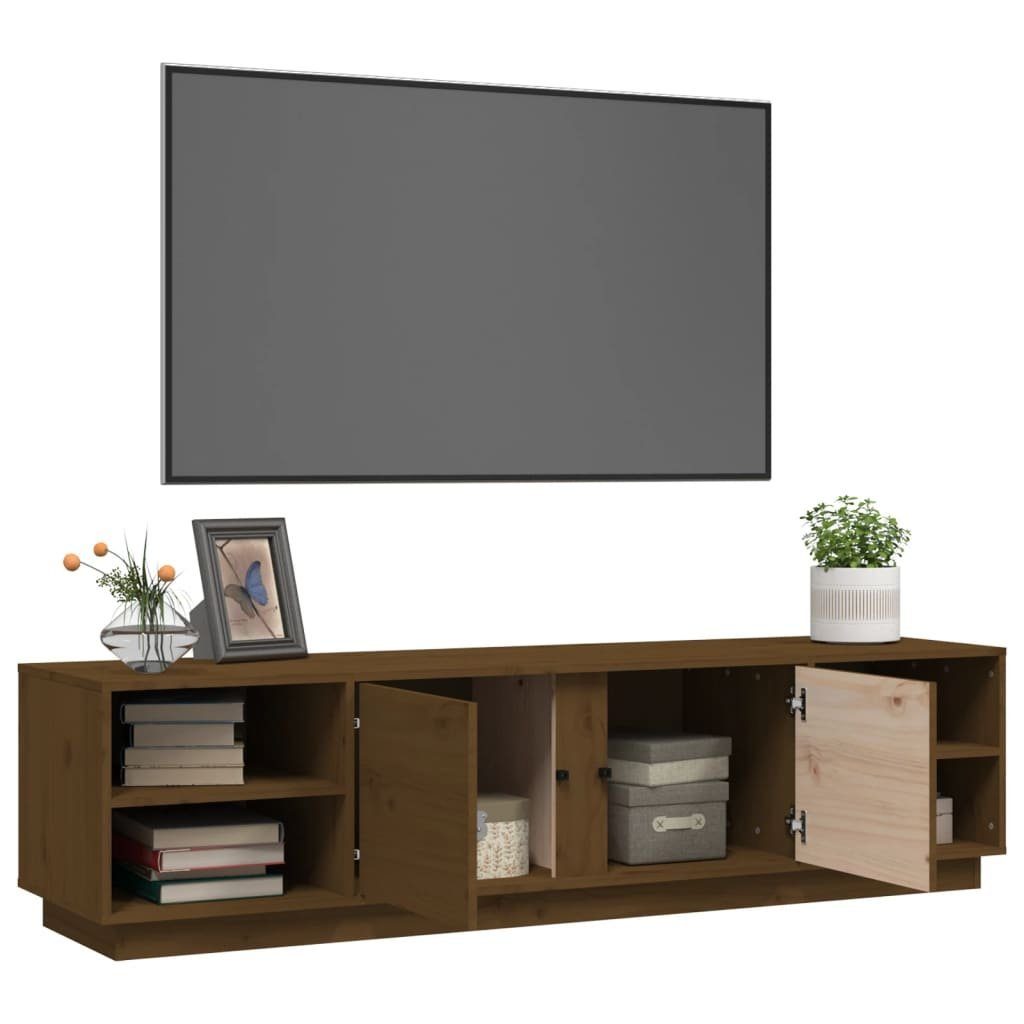 furnicato Honigbraun TV-Schrank Kiefer cm 156x40x40 Massivholz