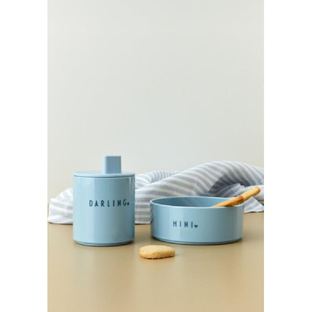 Favourite Mini Design Letters Hellblau Kindergeschirr-Set Tritan-Becher