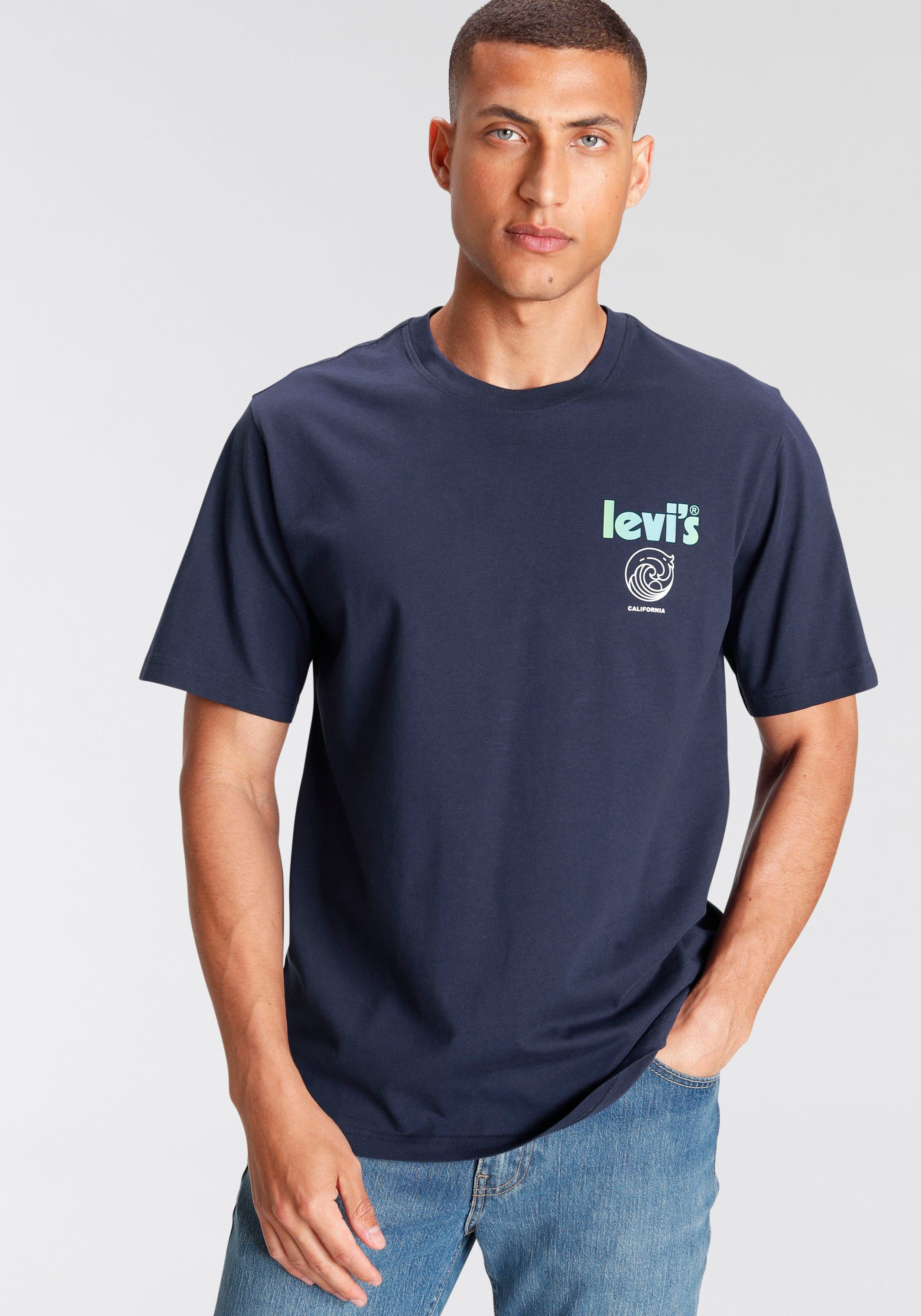 Levi's® T-Shirt RELAXED FIT TEE mit Markenlogo-Aufdruck NAVAL ACAD