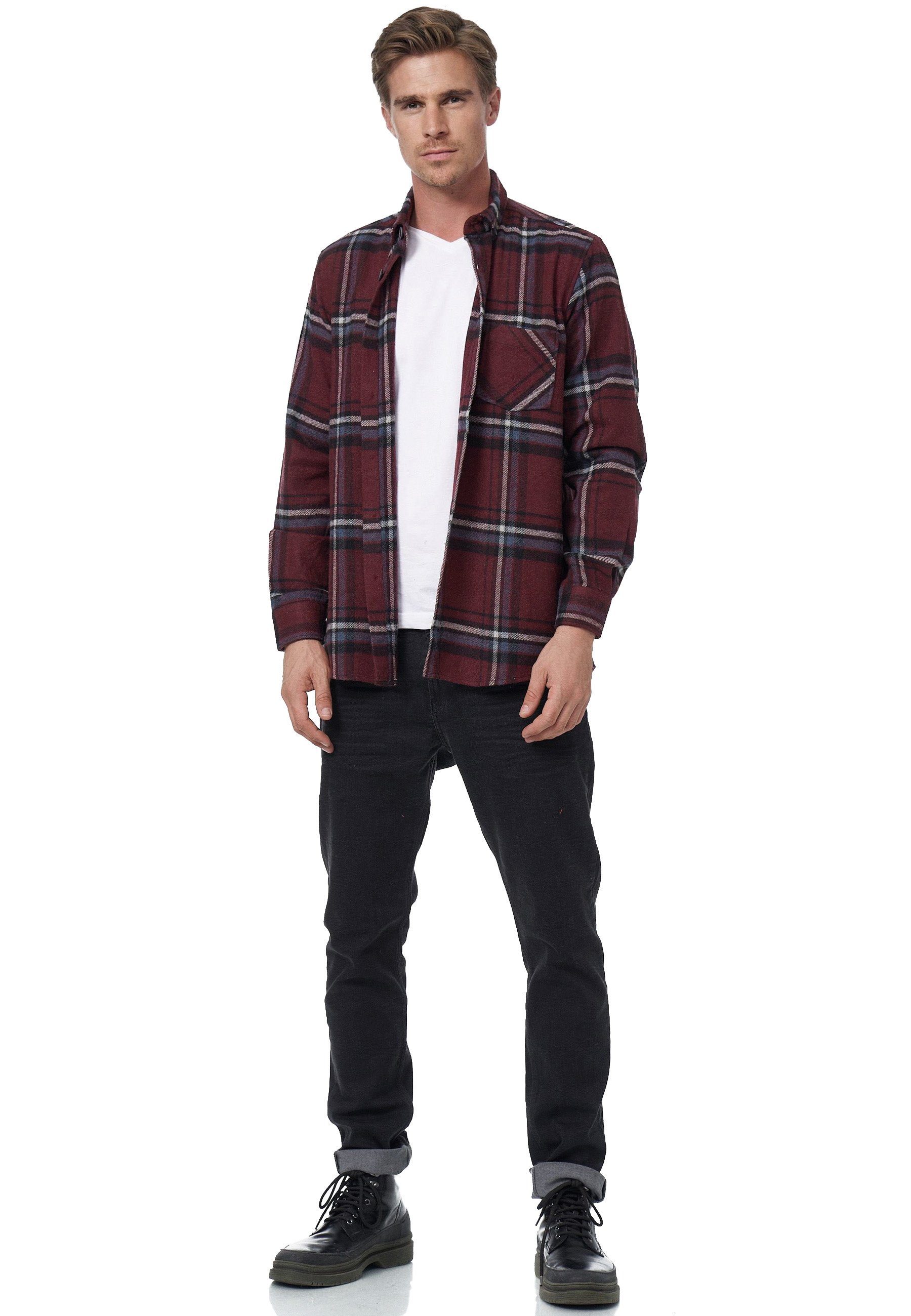 Rusty Neal Langarmhemd, im trendigen Holzfäller-Look günstig online kaufen