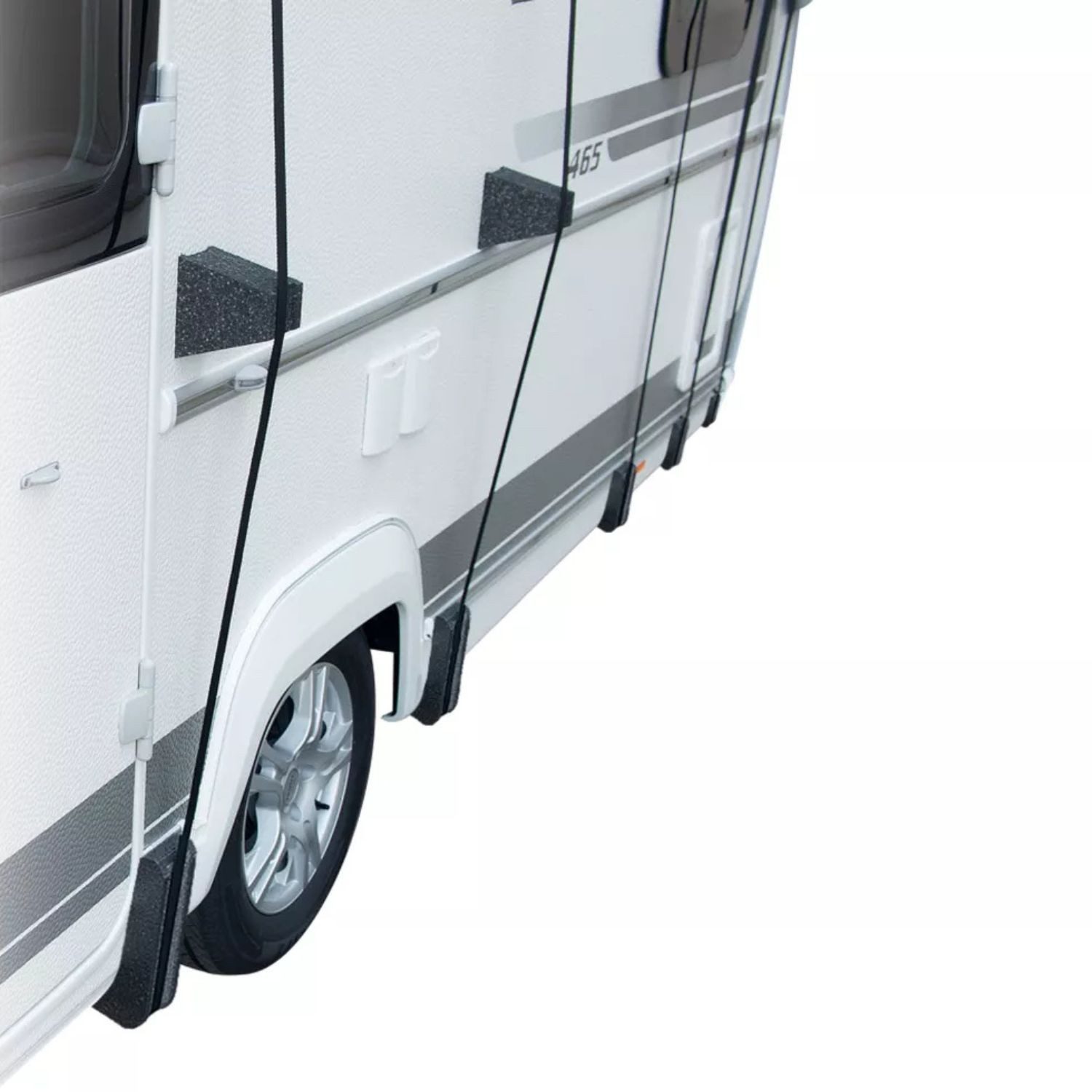 Cartrend Wohnwagenschutzhülle 4x Caravan Kantenschutz Set Schutzecken Styropor