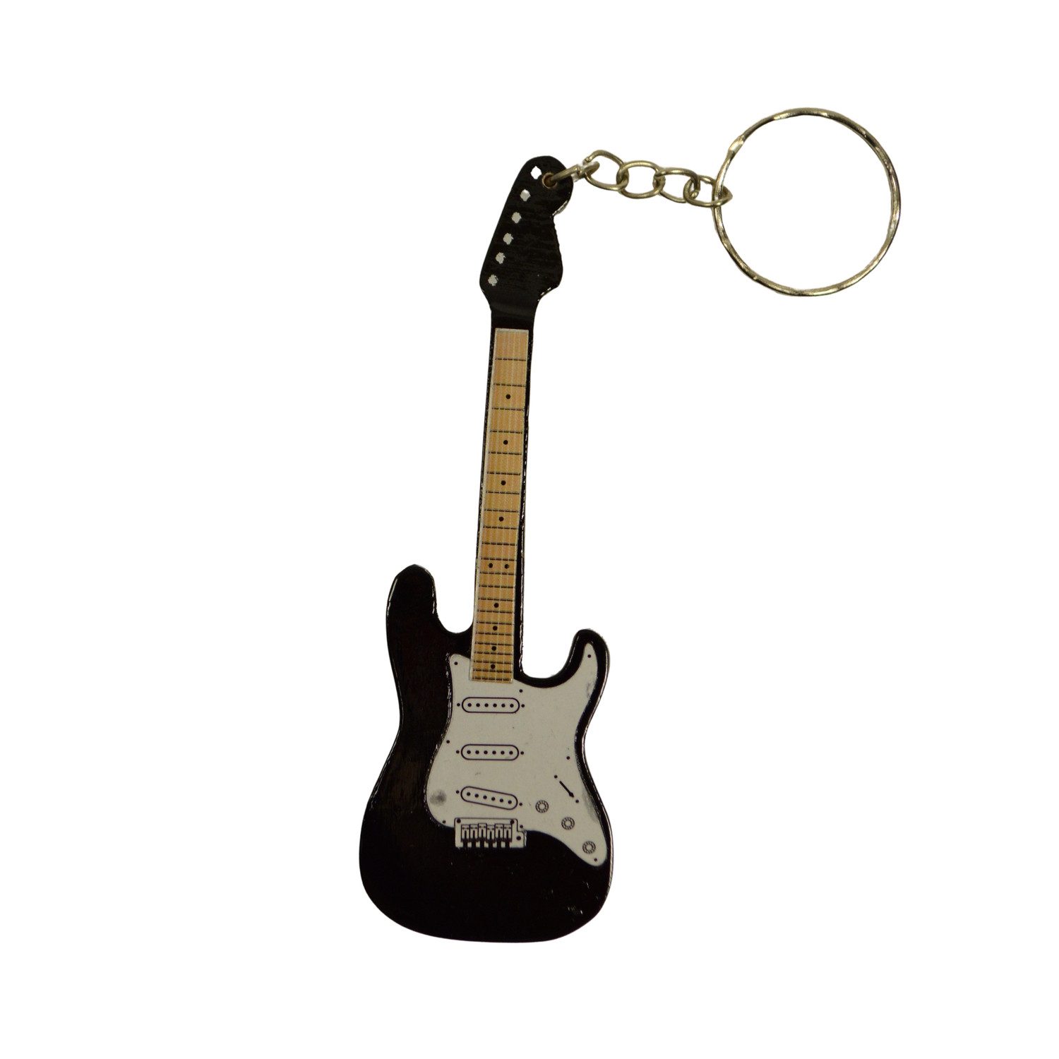 FTWdesign Schlüsselanhänger E-Gitarre Schlüsselanhänger in schwarz