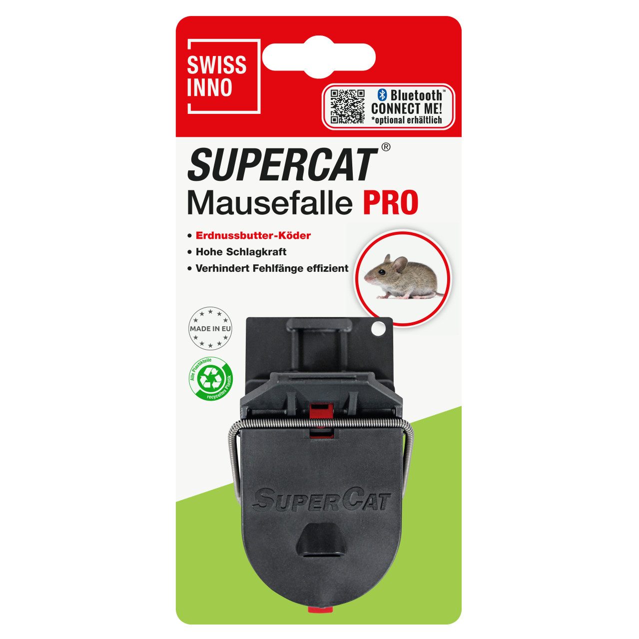 Swissinno Schlagfalle Swissinno Mausefalle PRO SuperCat inkl.