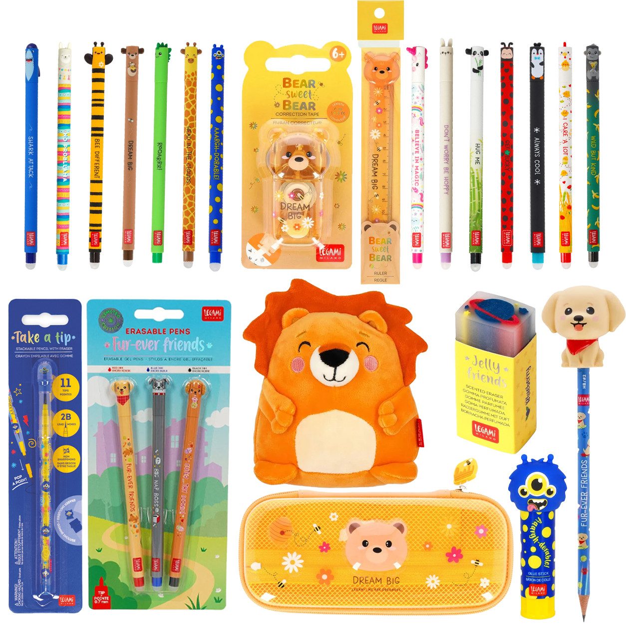 Legami befüllbarer Adventskalender Kinder-Adventskalender: 24 LEGAMI-Artikel + Nikolausbeutel gratis dazu