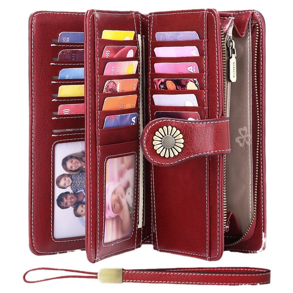 PFCTART Brieftasche Damen Langes Leder Portemonnaie günstig online kaufen