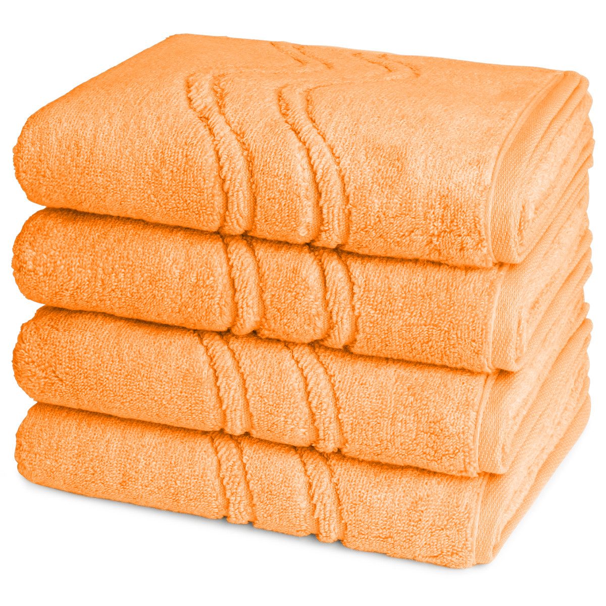 ROSS Handtuch Set Cashmere feeling, Walkfrottee (Spar-Set, 4-St), 4 X Handtuch im Set - Baumwolle - Saugstark