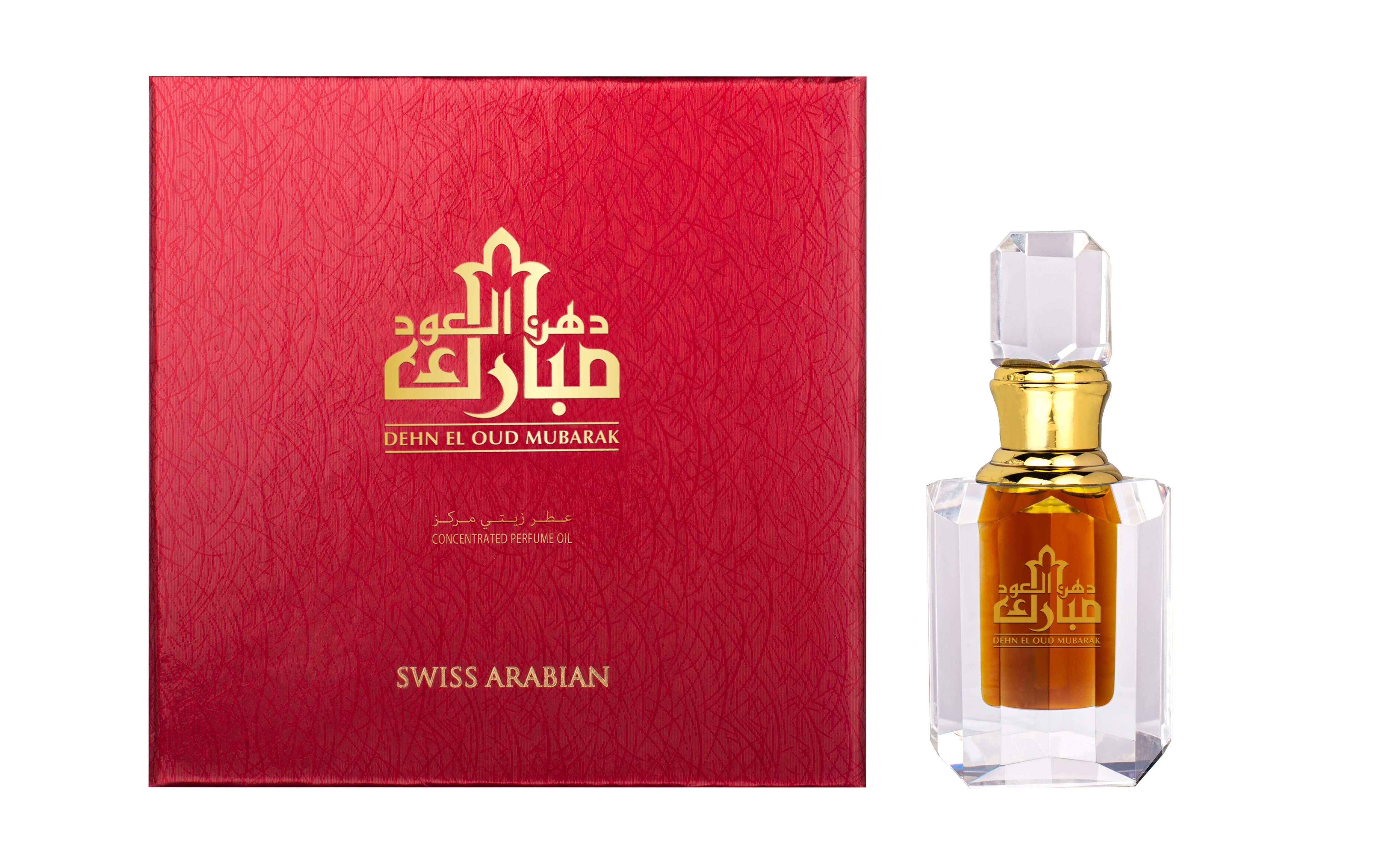 Swiss Arabian Eau de Parfum Swiss Arabian konzentriertes Parfüm Öl Dehn El Ood Mubarak 6ml Unisex