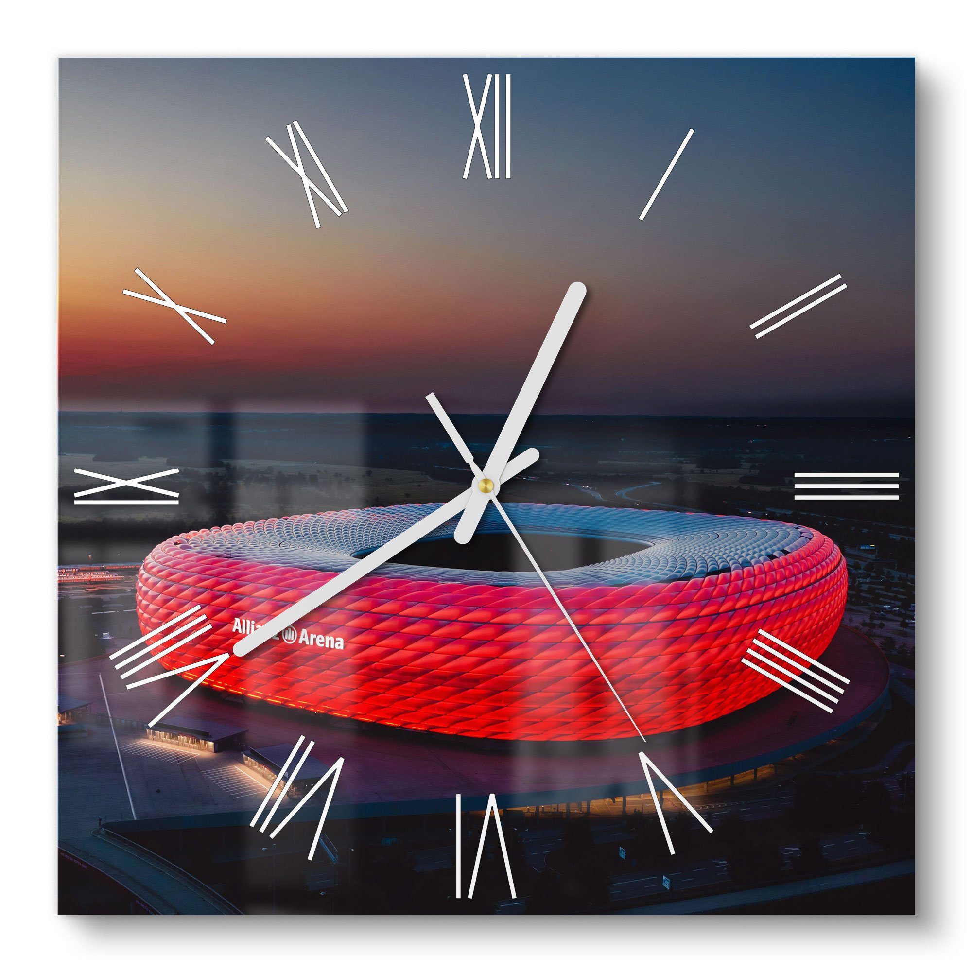 DEQORI Wanduhr 'Allianz Arena, München' (Glas günstig online kaufen