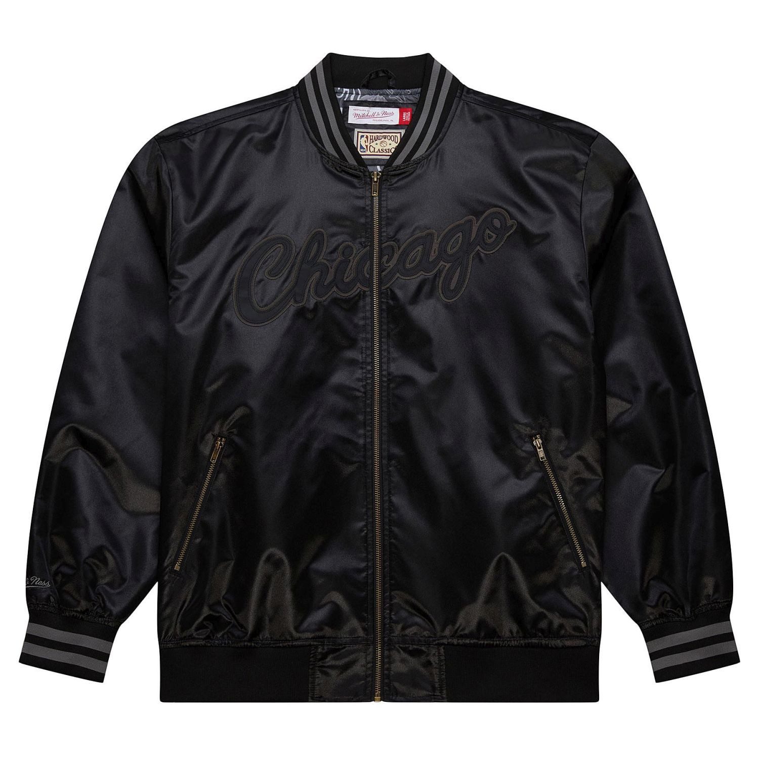 Mitchell & Ness Bomberjacke Satin STATESIDE Chicago Bulls
