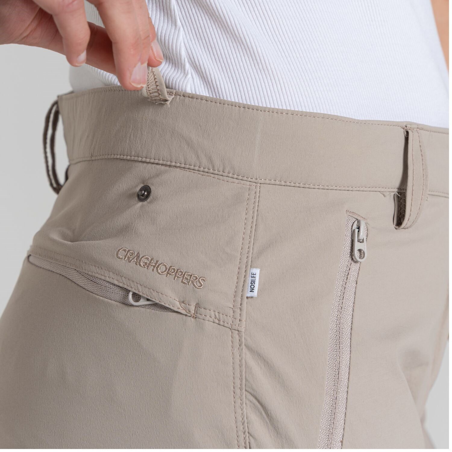 Craghoppers Outdoorhose Tropenhose NosiLife Zip-off (0-tlg)