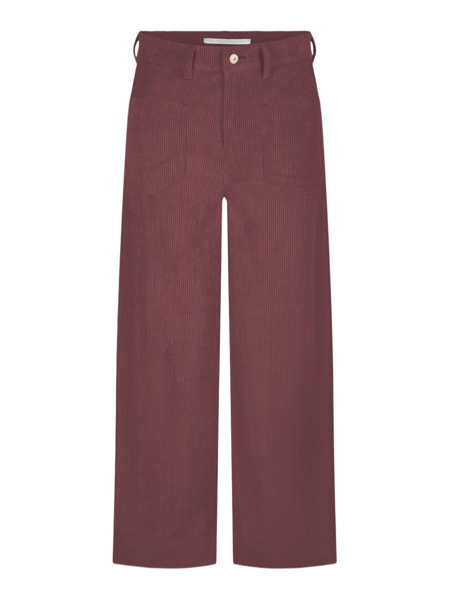 Raffaello Rossi Stoffhose braun,Casual,Polyester,Strukturiert,Wide Leg,Hoch