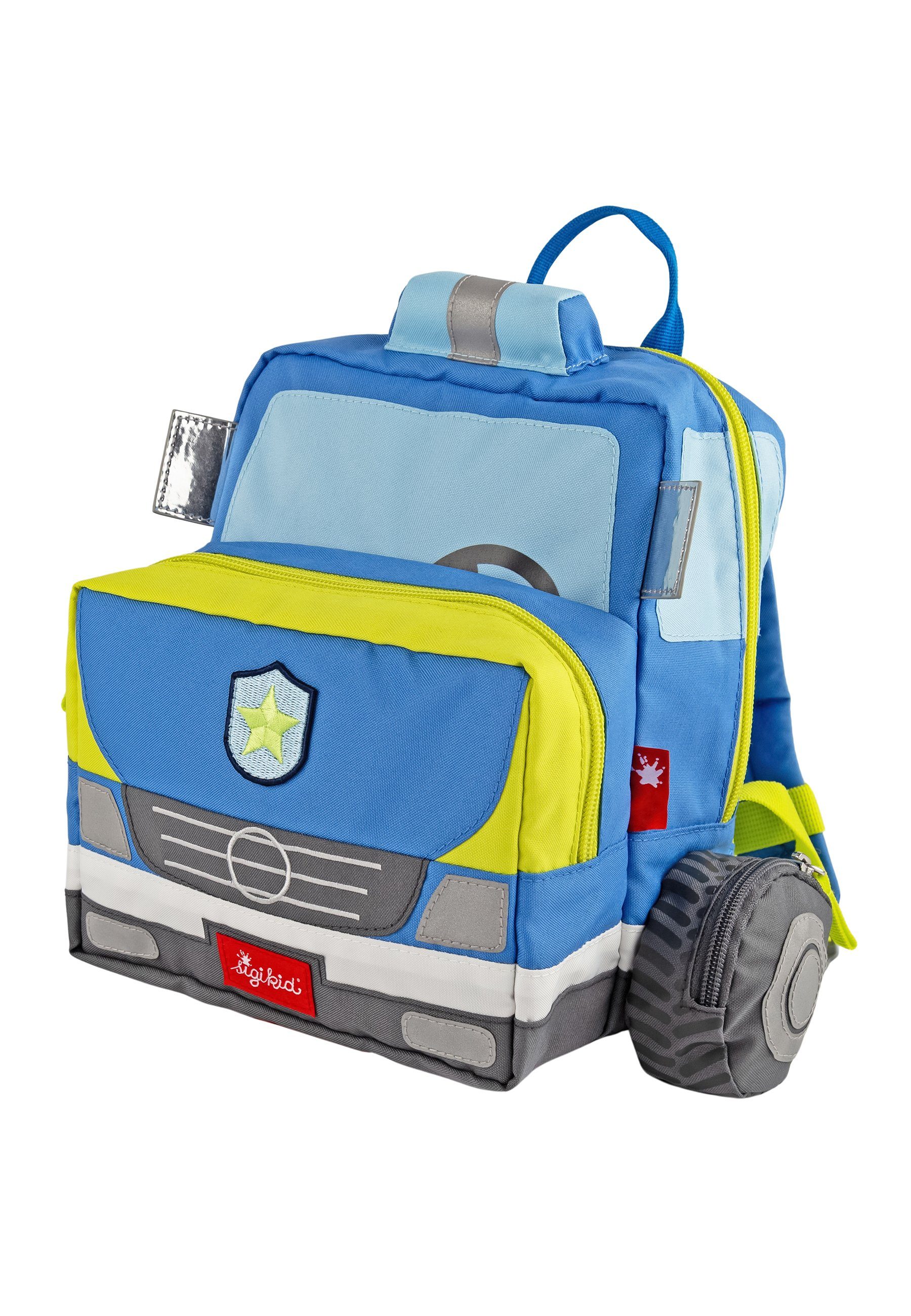 Kinderrucksack Themen-Rucksack Polizei, Materialien dank Sigikid LANGLEBIG Kinderrucksack strapazierfähiger