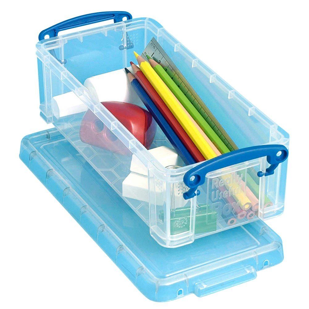 Aufbewahrungsbox 1 Aufbewahrungsboxen 0,9 Liter mit Deckel - transparent