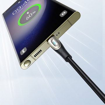 JOYROOM Schnellladekabel USB-C / USB-C-Kabel 100 W 3 m – schwarz Smartphone-Kabel
