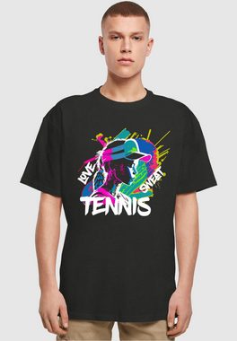 Merchcode T-Shirt Merchcode Herren Tennis Love, Sweat - Heavy Oversize Tee (1-tlg)