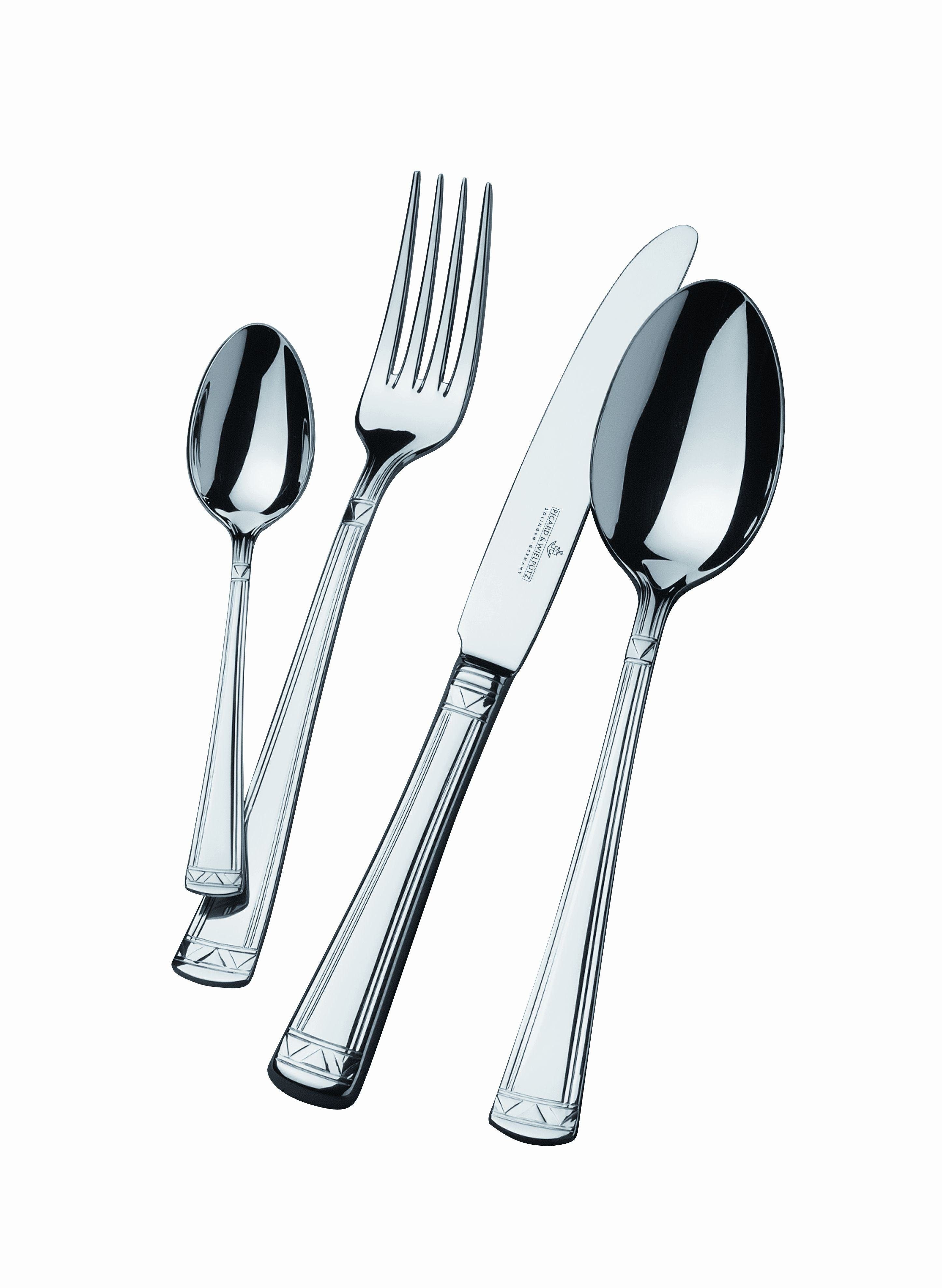 Picard & Wielpütz Solingen Besteck-Set Besteckset ARADENA mit Massivmessern von Picard & Wielpütz (30-tlg), Chromnickelstahl 18/10