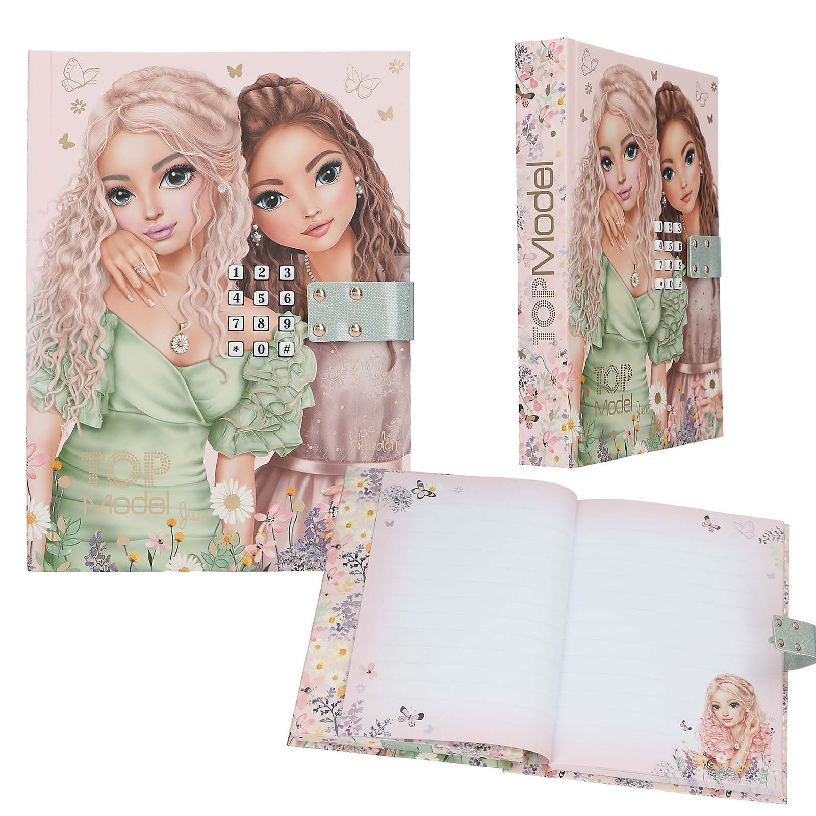 TOPModel Stickerbuch TOPModel Geheimcode Tagebuch SUMMER FEELING