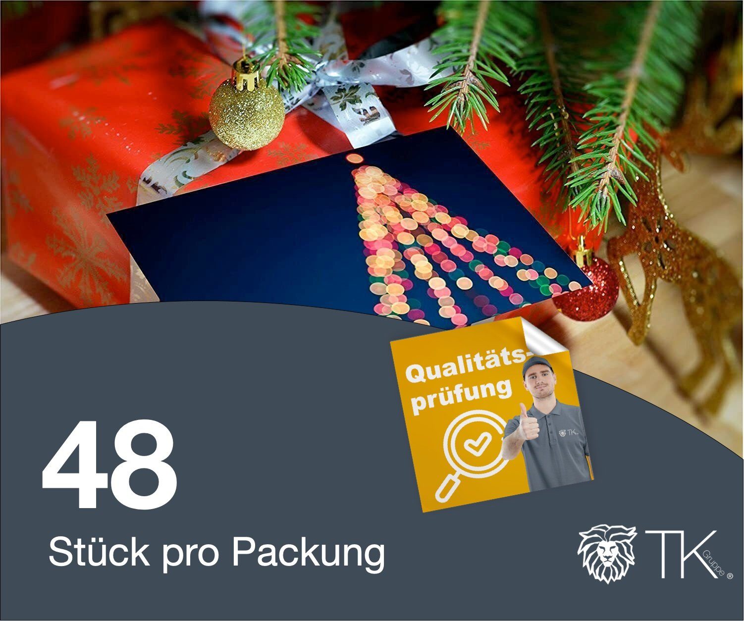 48x Karten Postkarten TK Gruppe Grußkarten Geschenkkarten Weihnachtskarte Weihnachten