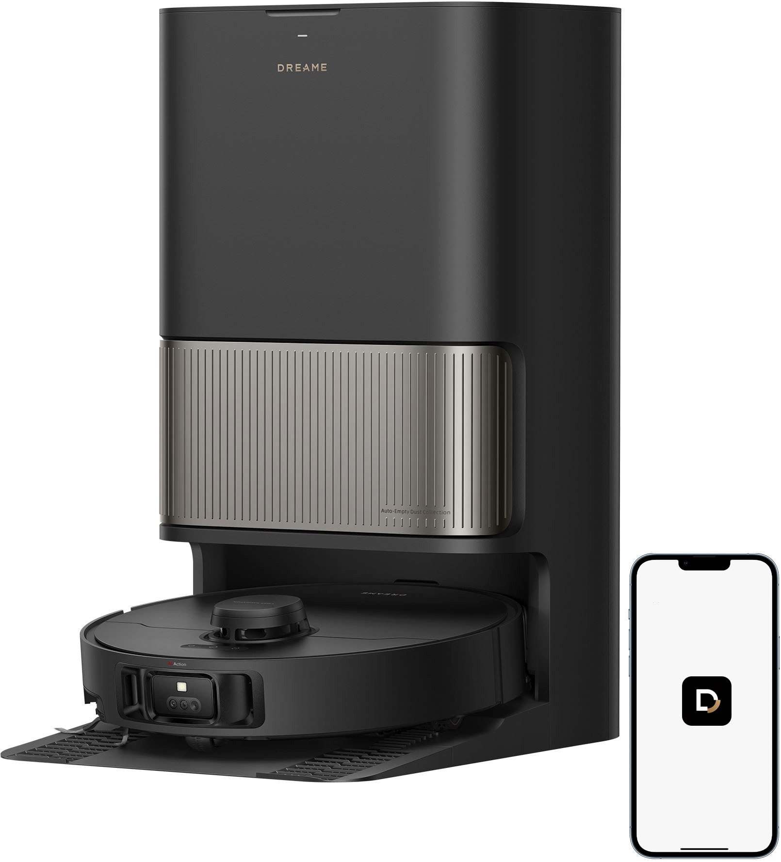 Dreame Saugroboter mit Wischfunktion L40s Pro Ultra, 600 W, 19.000Pa Saugkraft, Hindernisüberwindung (bis zu 4cm), Kamera mit KI