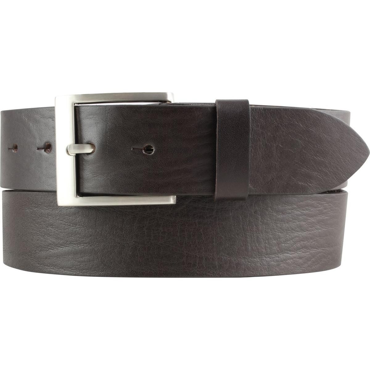 Ledergürtel Jeans-Gürtel aus Vollrindleder 4 cm - Hochwertiger Leder-Gürtel für He