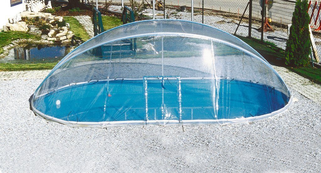 Clear Pool Poolverdeck Cabrio Dome, BxL: 360x623 cm