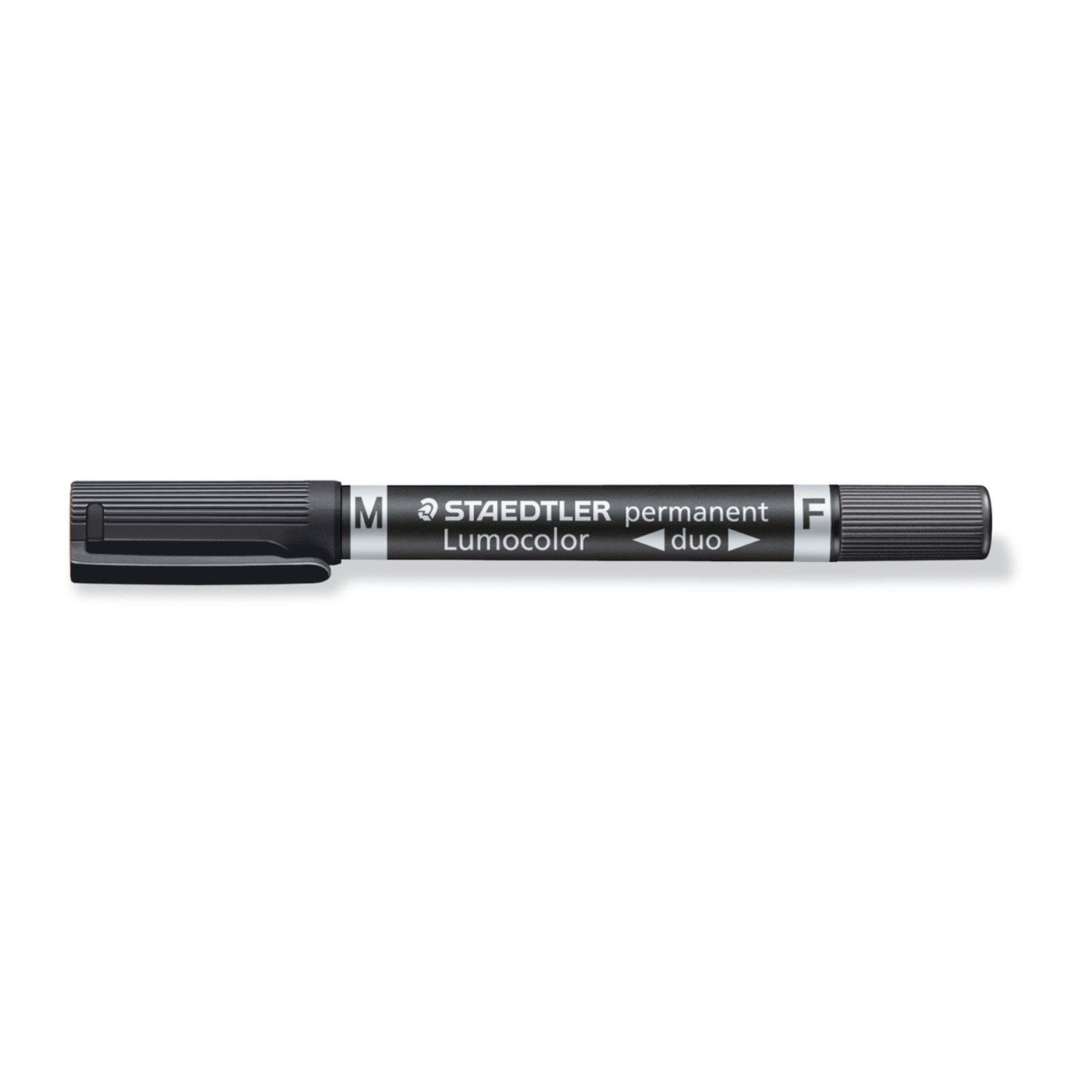 STAEDTLER Malstift STAEDTLER Lumocolor Permanent-Marker duo - F+M - schwarz - 30 Stück