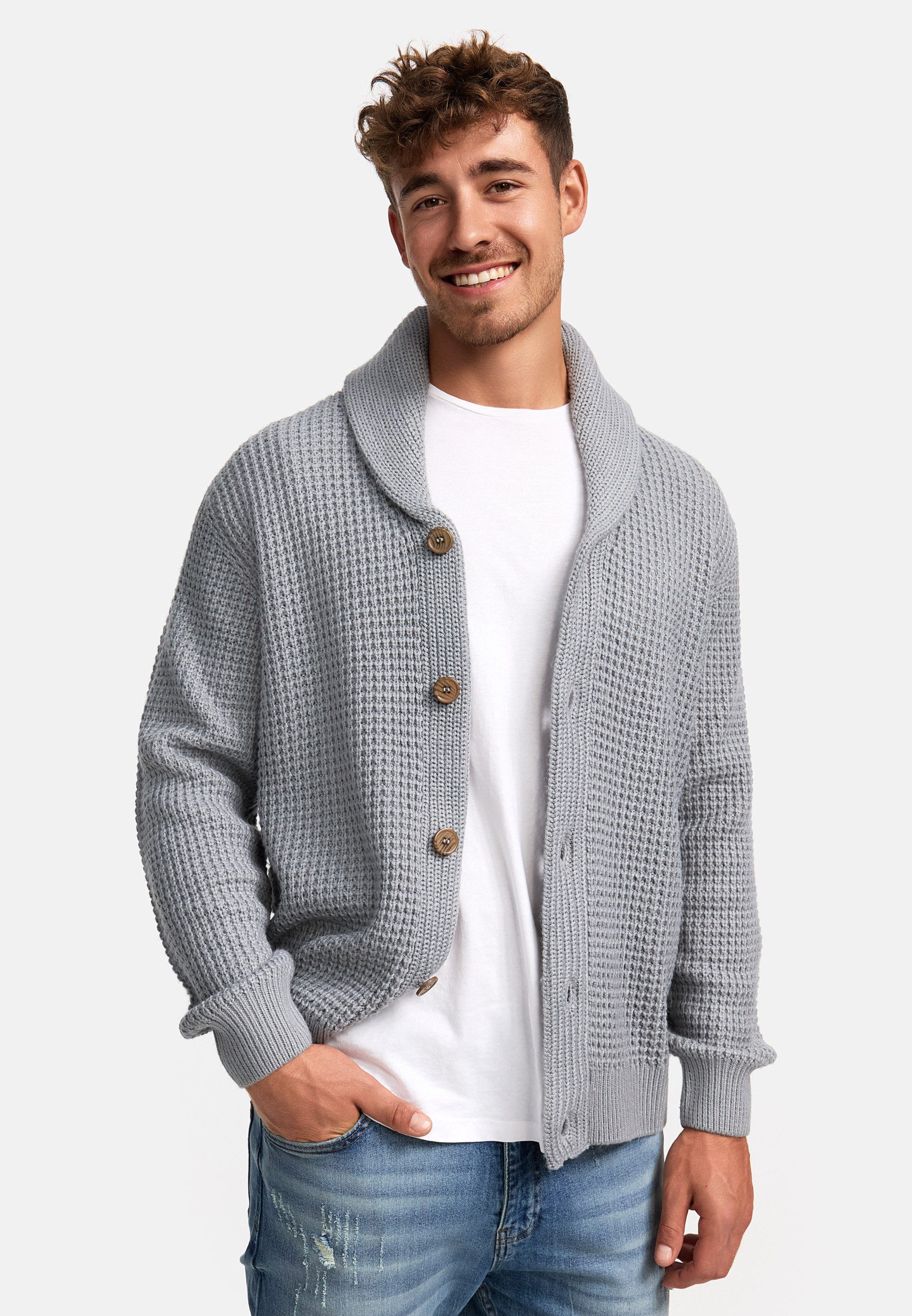 Indicode Strickjacke Herren INBrandox Herrenstrickjacke günstig online kaufen