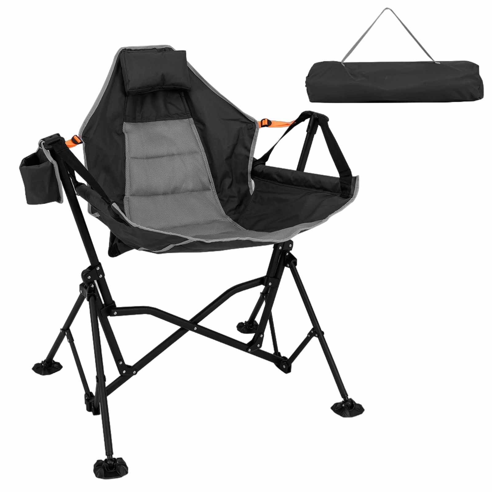 COSTWAY Klappstuhl, Hängematten-Campingstuhl, klappbarer Schaukelstuhl