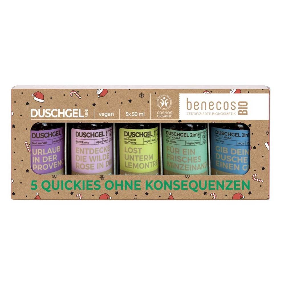 Benecos Duschgel Mini-Set - 5 Quickies ohne Konsequenzen Duschgel