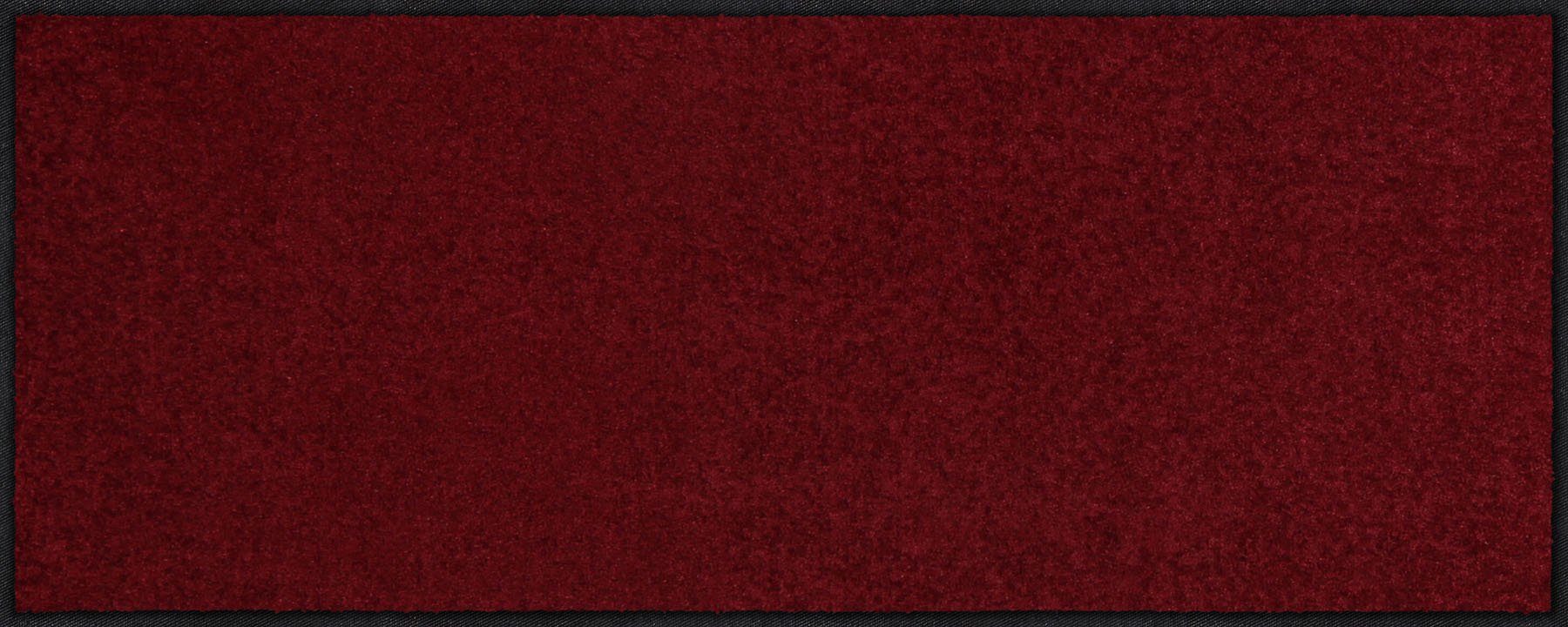 Salonloewe Läufer Läufer klein 40x100 Uni Weinrot, Läufer klein, Höhe: 400 mm