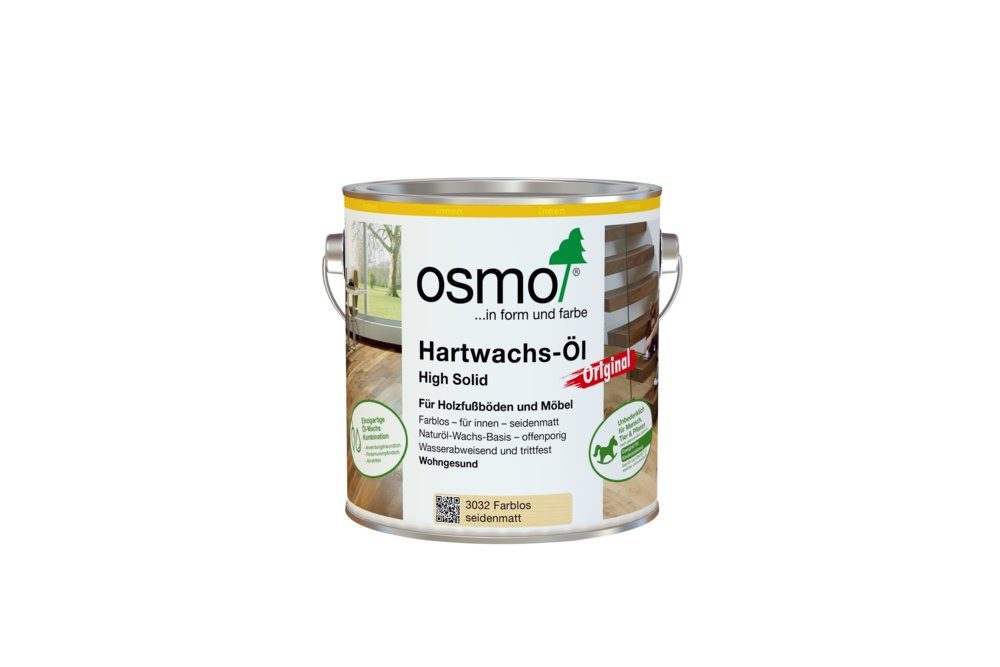 OSMO 750ml Öl Holzöl Hartwachs Farblos Osmo 3032