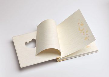 Walther Design Fotoalbum Babyalben Bambini, buchgebunden, Kunstdruckeinband, Goldprägung, Formausstanzung