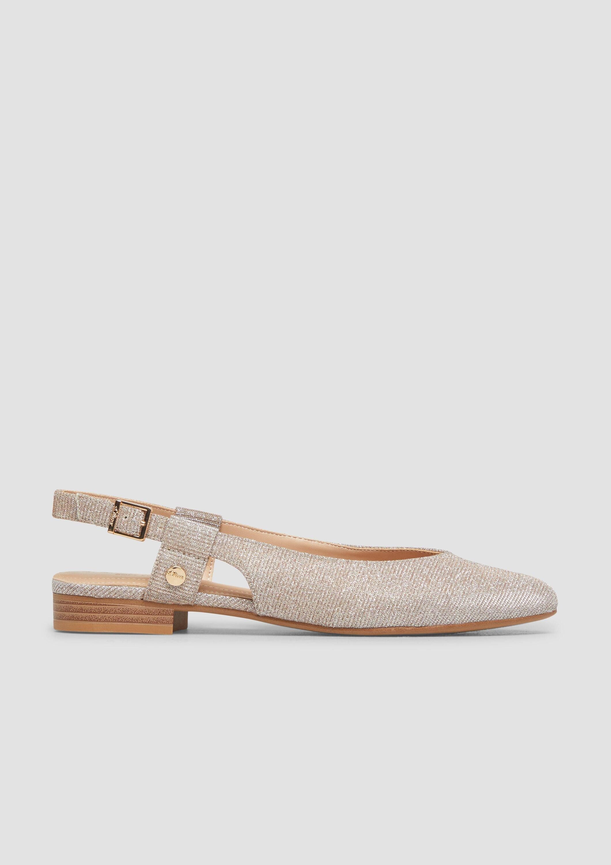 s.Oliver Ballerinas Ballerina Slingback-Ballerinas mit Dornschließe