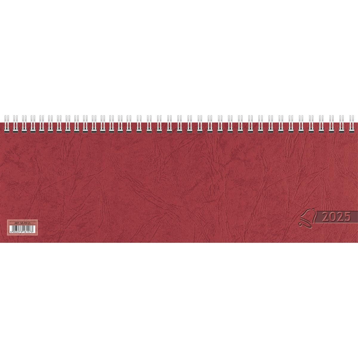 Baier & Schneider Querkalender Glocken Querkalender 5071921205 297x105cm 1W/1S 64S rot