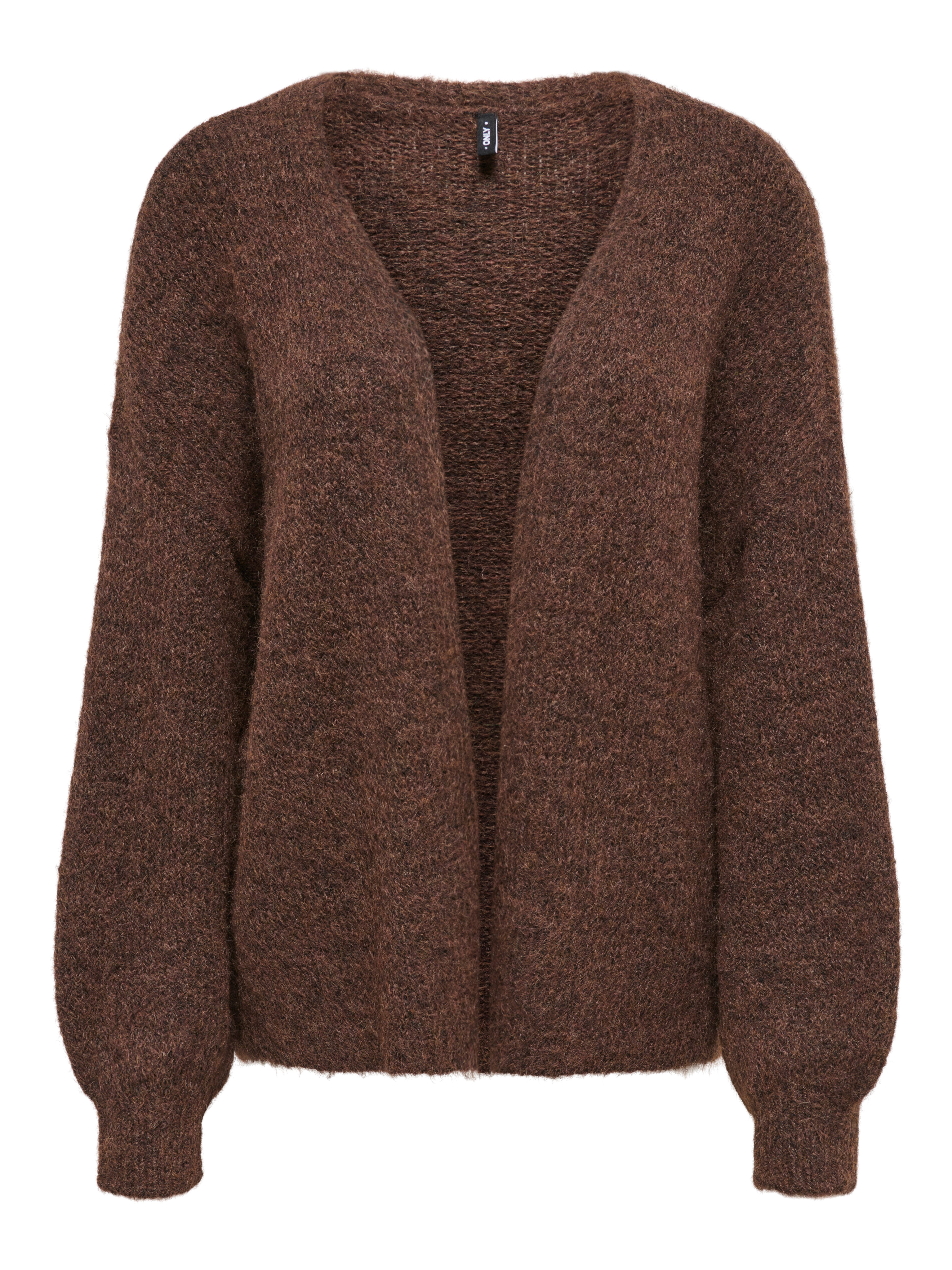 ONLY Strickjacke ONLNELLIE LS OPEN CARDIGAN KNT Materialmix, regular fit