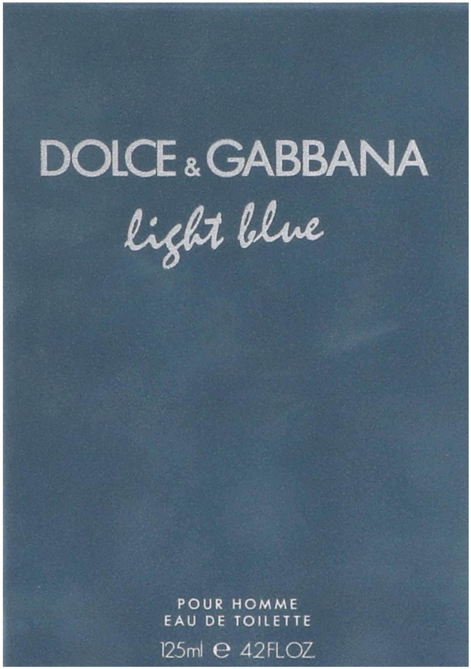 DOLCE & GABBANA Eau de Toilette Light Blue Pour Homme, mit unaufdringlicher Basisnote