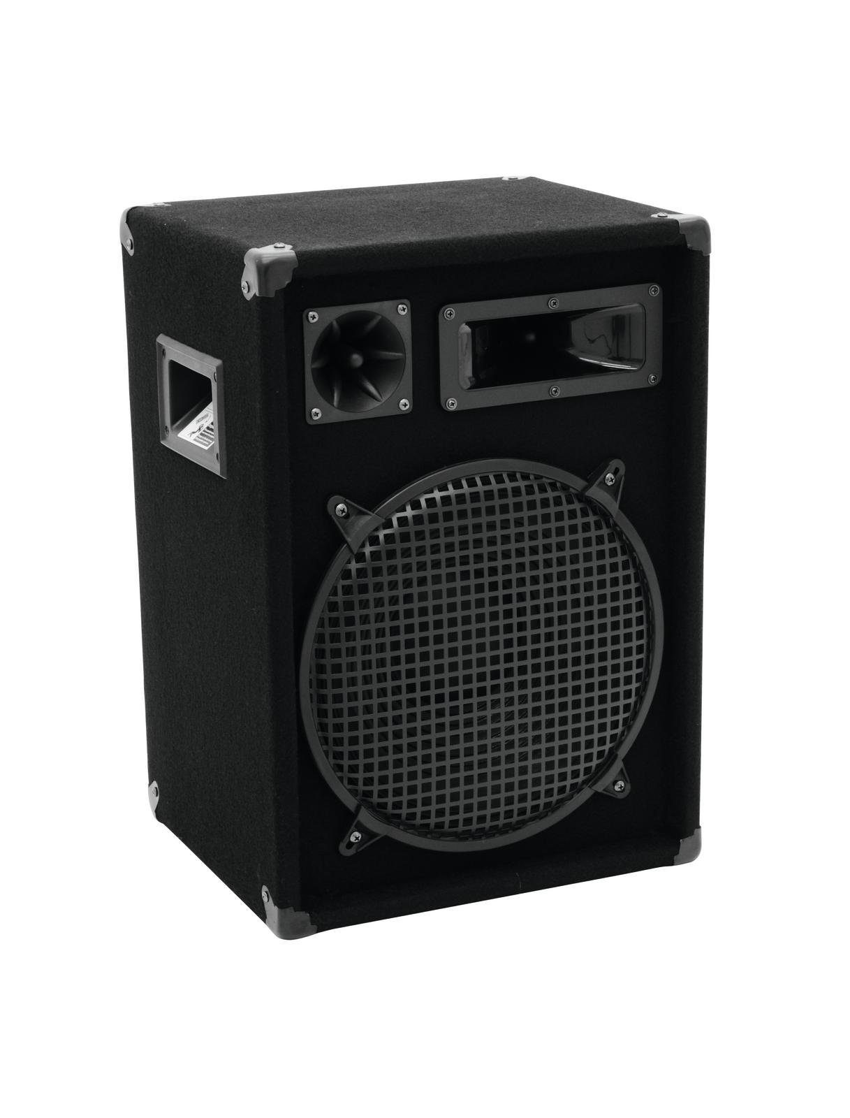 PA Licht DSX W) (1600 LED 3Wege 3200 Boxen Party-Lautsprecher W 101 Set Musiker 30cm DJ Stativ Stereo Das