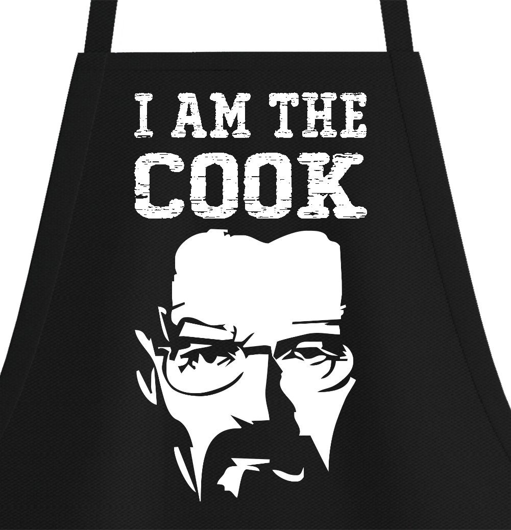 Youth Designz Grillschürze I AM THE COOK Schürze Kochschürze für Männer mit günstig online kaufen
