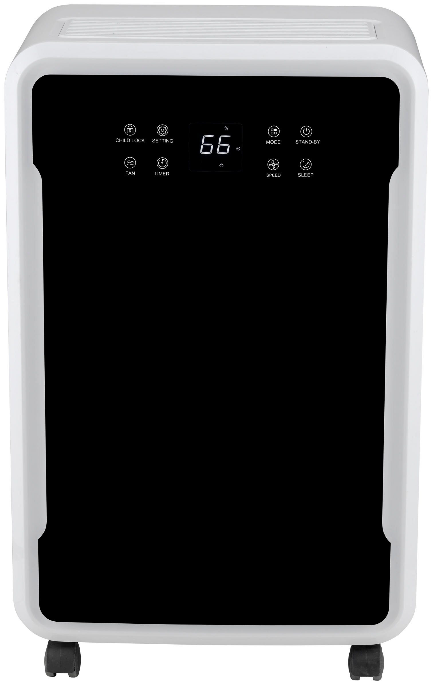 Sonnenkönig Luftentfeuchter Secco 7000, Leistung 1000W, Entfeuchtungsleistung 70L/24h, 24h Timer, Feuchtigkeitssensor, Wasserstand Indikator, 8.5L Tank
