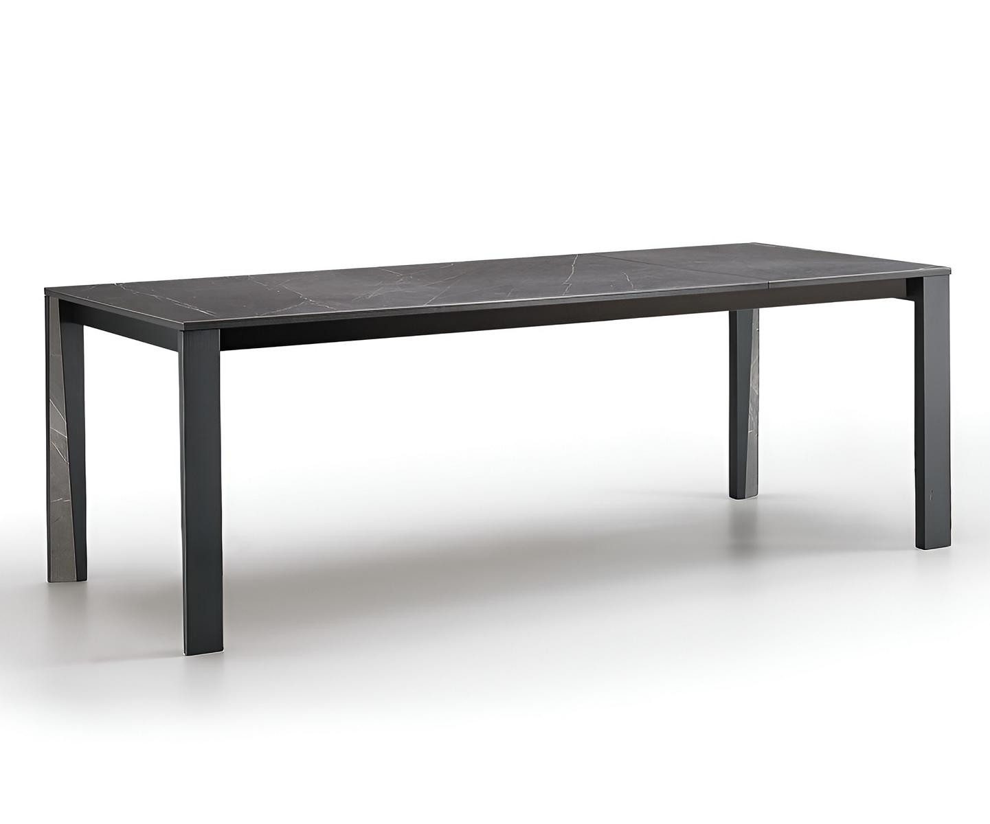 JVmoebel Esstisch Ausziehbarer Tisch mit Marmorplatte und Holzgestell von JVMoebel (Packung, 1-St., Tisch)