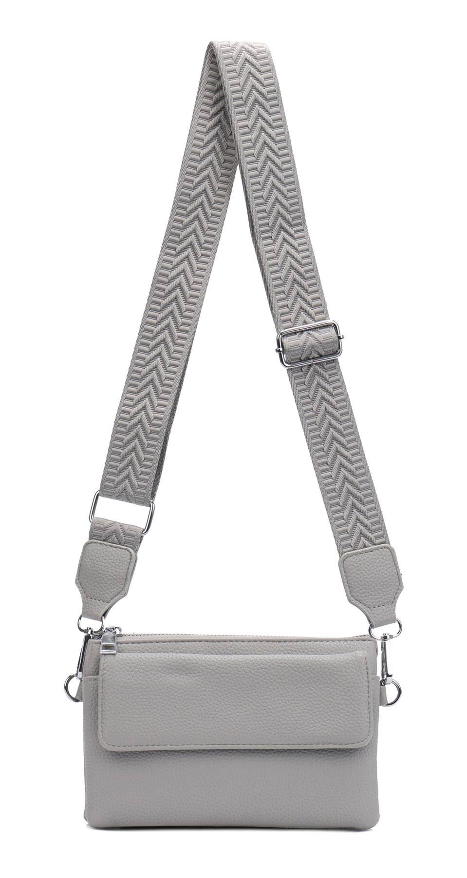 Geldbörse Damen Umhängetasche CrossBody Brieftasche Geldbörse Handytasche Reise