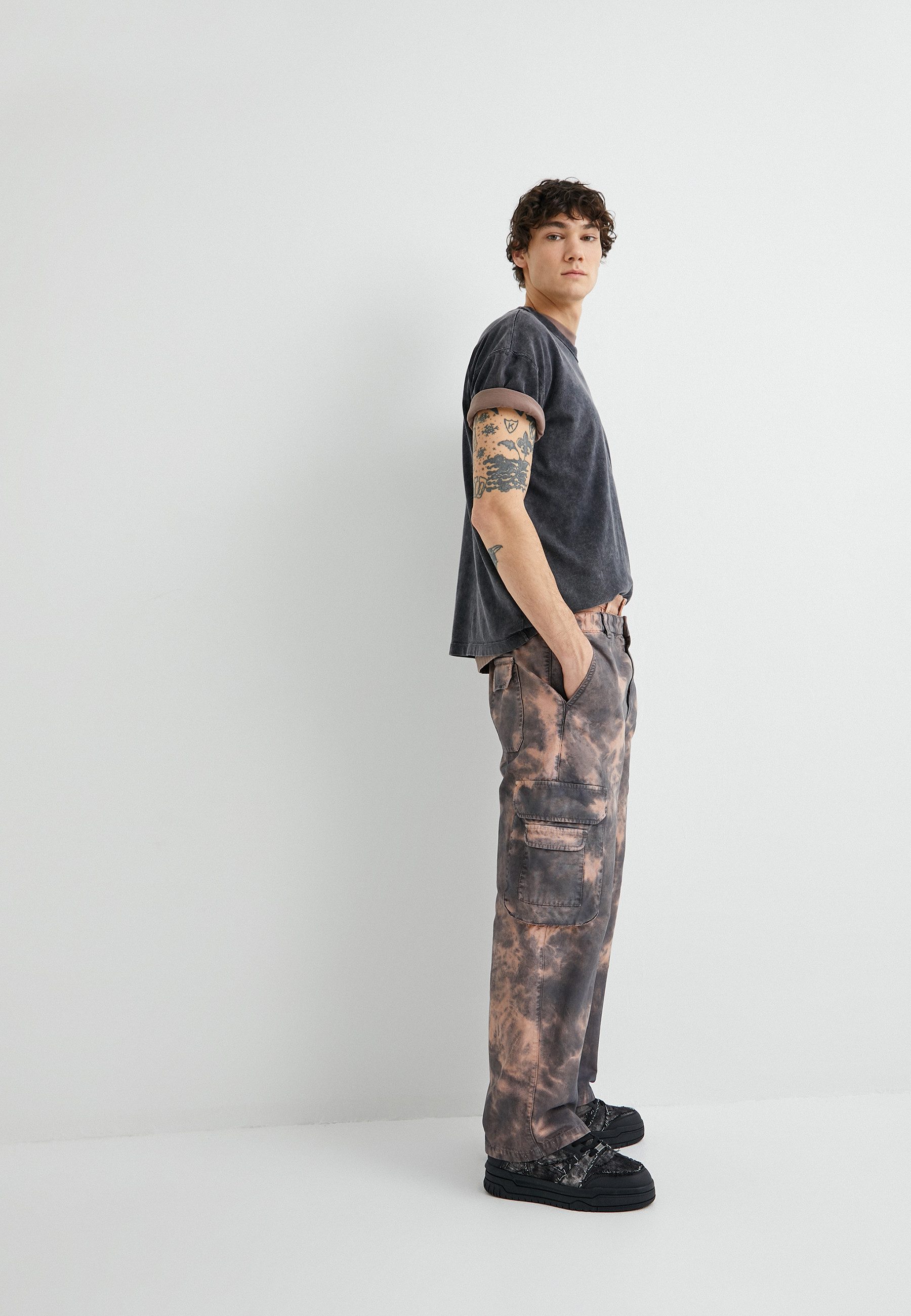 Koton Cargohose Niedrige Leibhöhe Straight