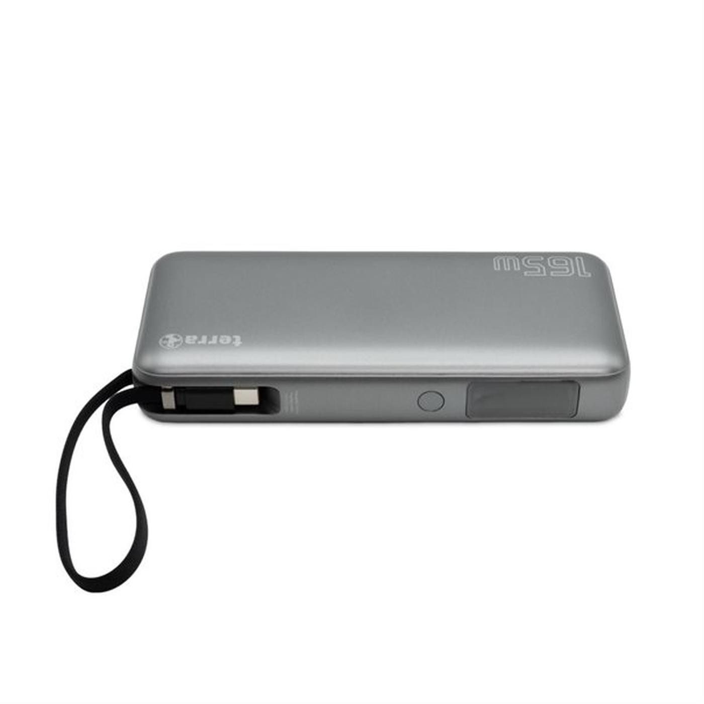 TERRA TERRA Powerbank, 20.000mAh / 165W tragbares Ladegerät Tablet-Tastatur (Deutsche Tastatur)