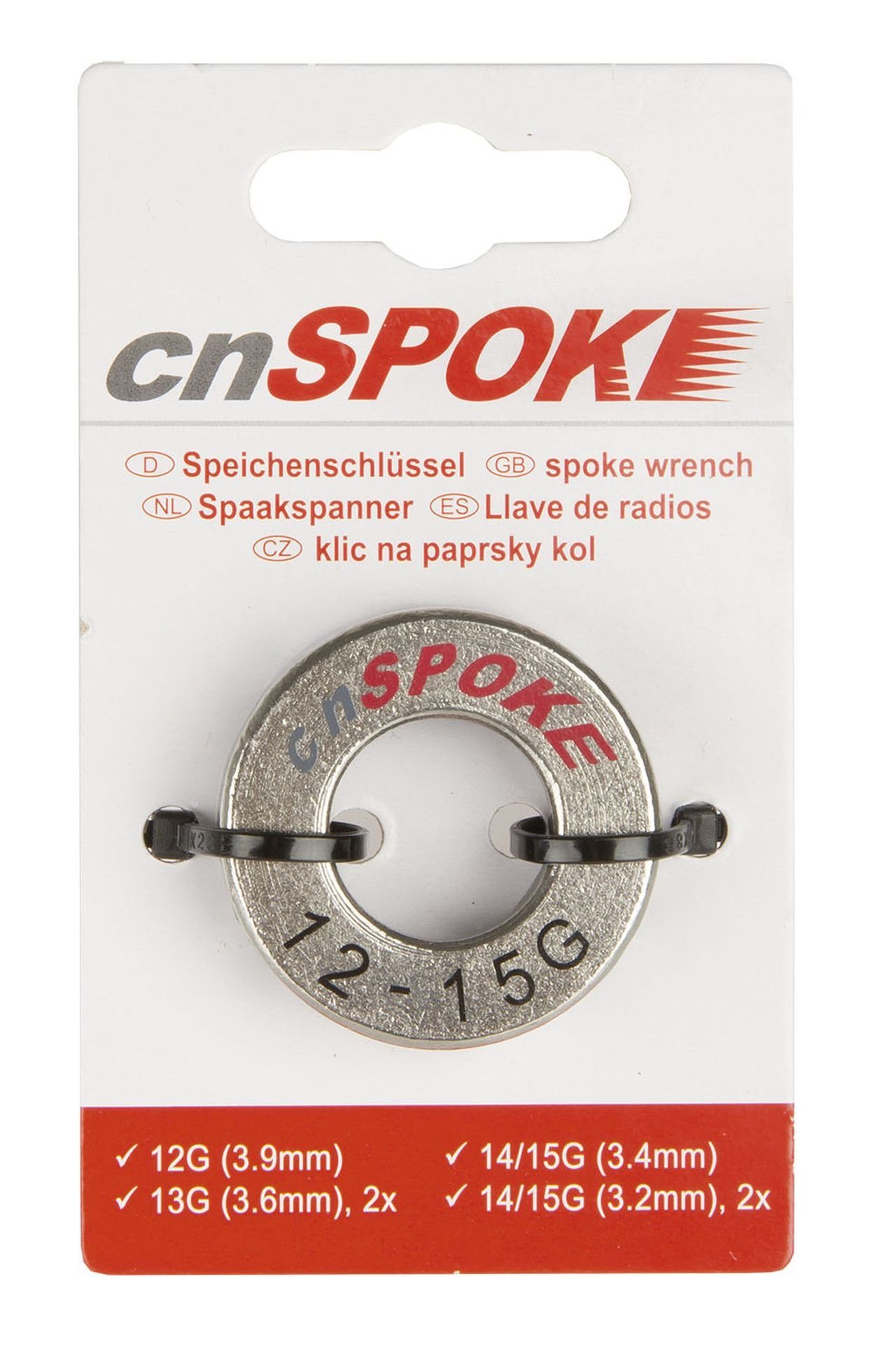 CN_Spoke Fahrradwerkzeugset Speichen Nippelgrößen 13 15 Spoke G für 12 CN Nippelspanner 14