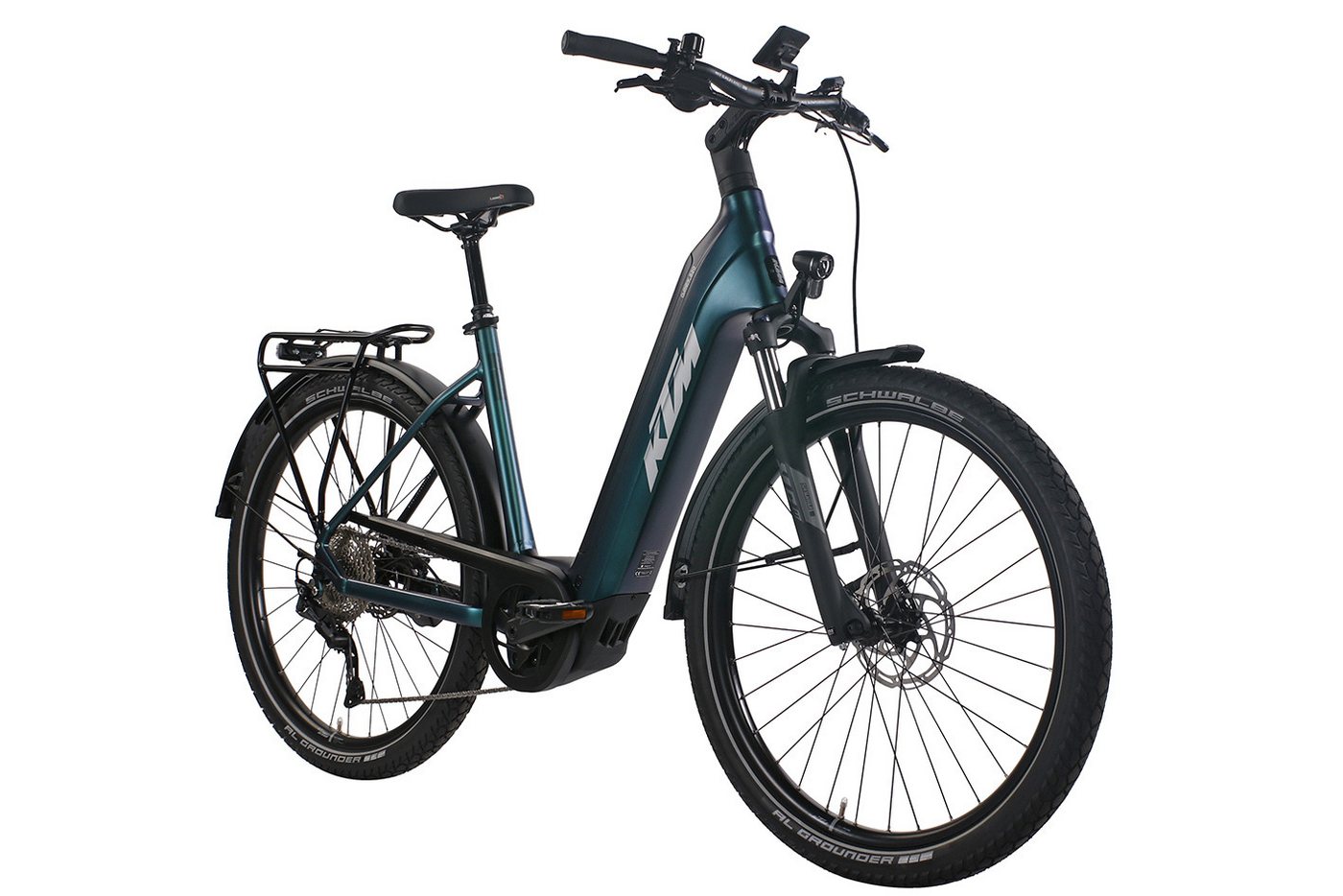 Thumbnail - KTM E-Bike KTM Macina Gran 820 800 Wh Damen grün 2025, 10 Gang Shimano Deore M4120-10 SGS shadow, Kettenschaltung, Bosch...