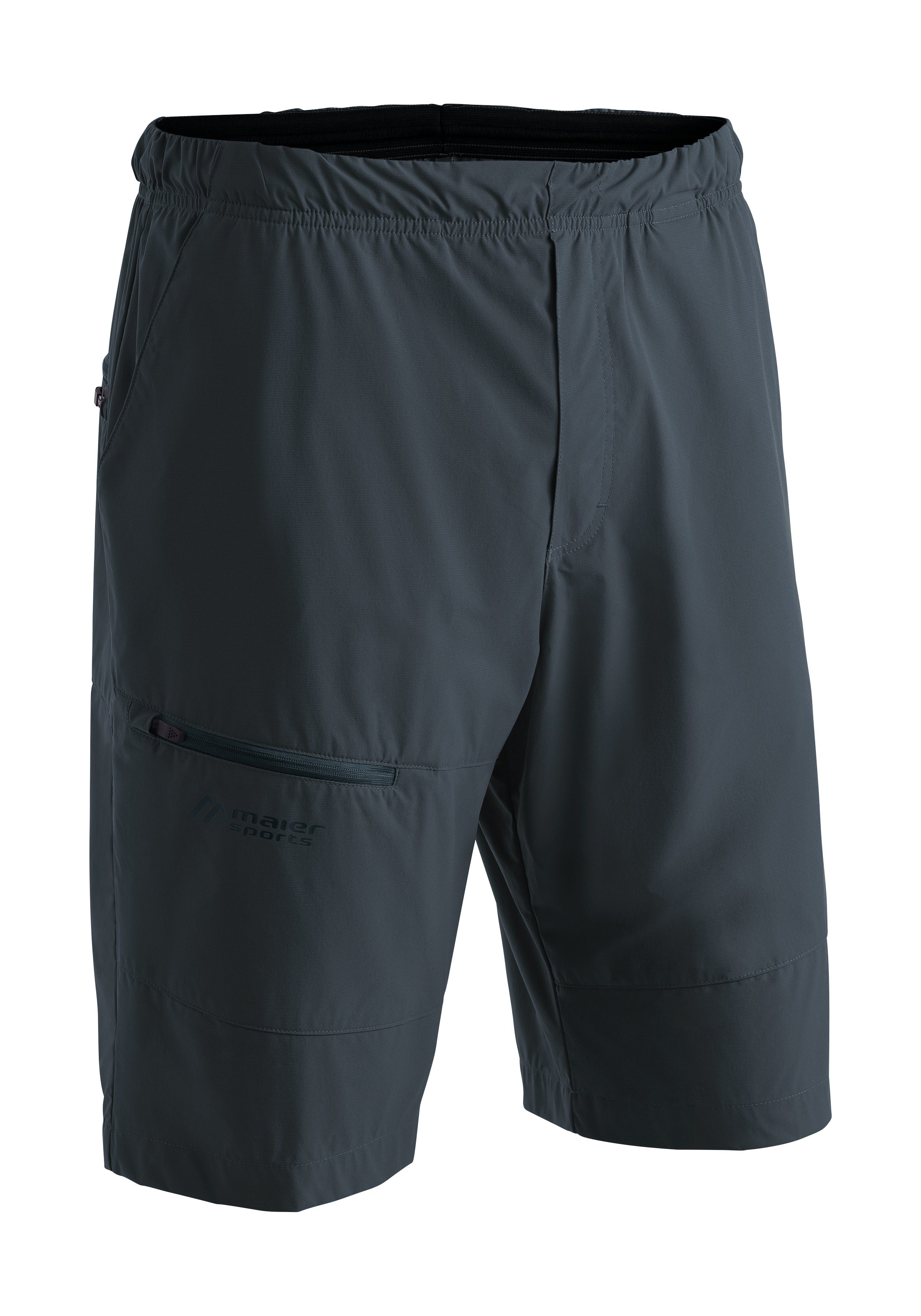 Maier Sports Funktionsshorts Fortunit L.B. M Schnelltrocknende Bermuda im lässigen Look graublau