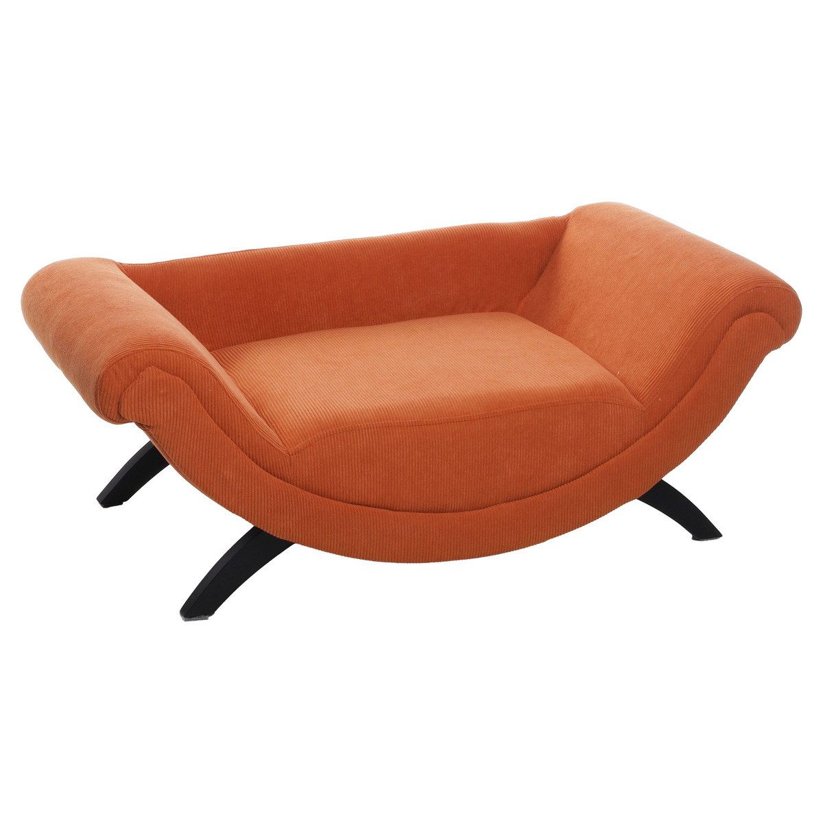 Flamingo Tierbett Hundesofa Dingo rechteckig orange