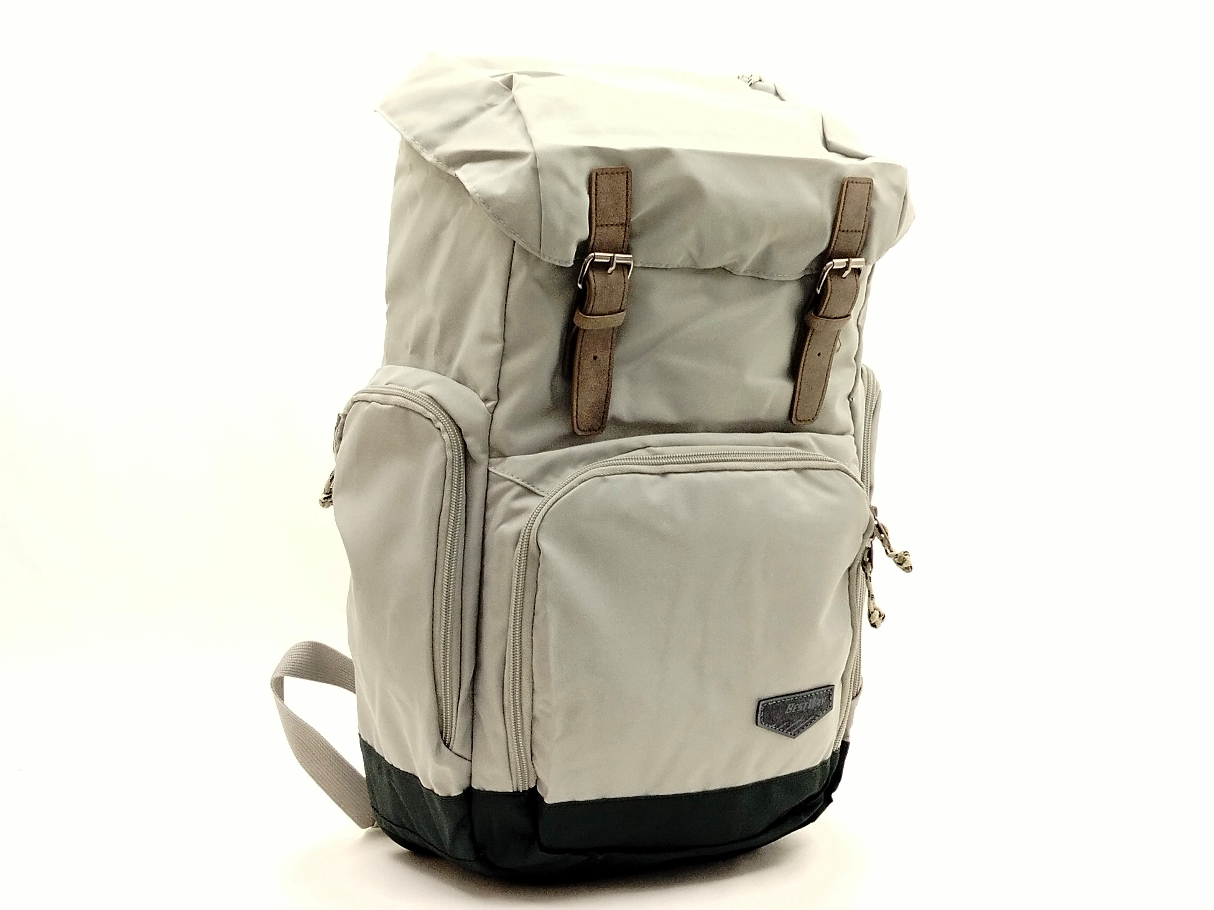 BESTWAY Freizeitrucksack Freizeitrucksack hellgrau, Klappe – Tagesrucksack 19 L