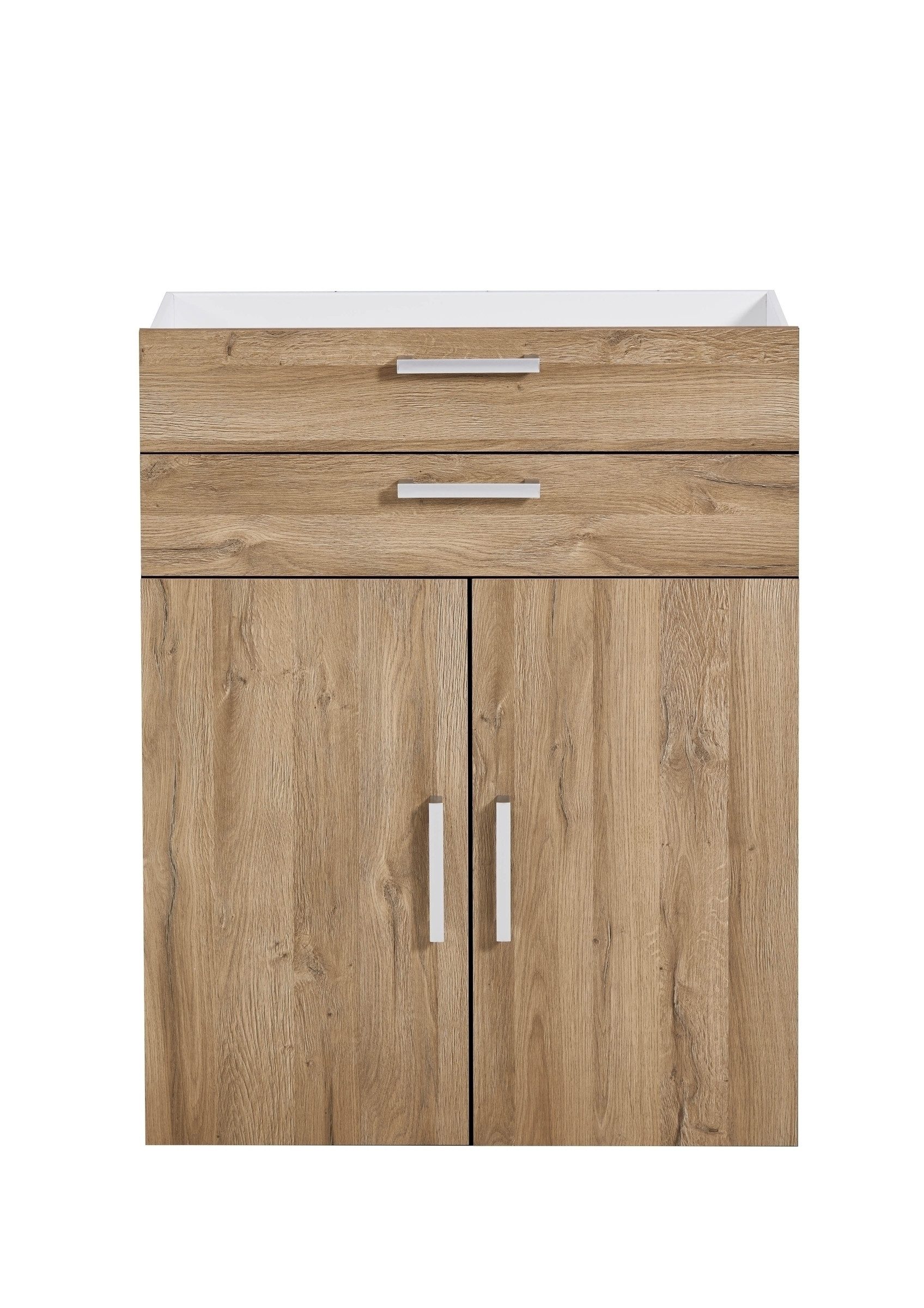 PREISBRECHER Büromöbel-Set CALVIA 13, in Alteiche Dekor - 84x106x34,5cm (BxHxT)